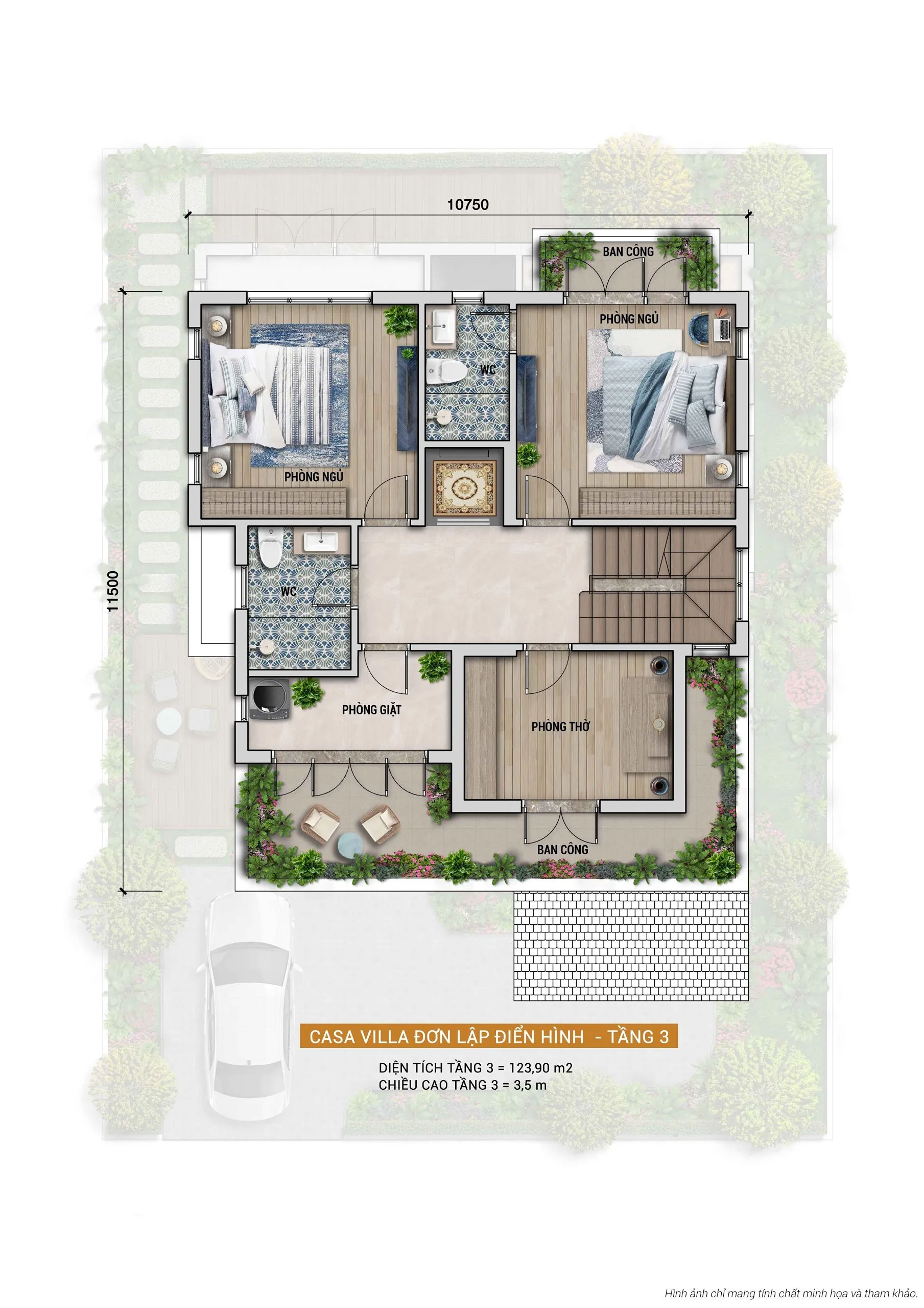 BIỆT THỰ ĐƠN LẬP BLANCA CITY - MÃ C832 - "ỐC ĐẢO NGHỈ DƯỠNG" HIẾM HOI GIỮA NHỊP SỐNG PHỒN HOA. Mua bán biệt thự tại Blanca City, Phường 10, Thành phố Vũng Tàu, Tỉnh Bà Rịa - Vũng Tàu được đăng bởi Kim Trần Realty.Hình 6