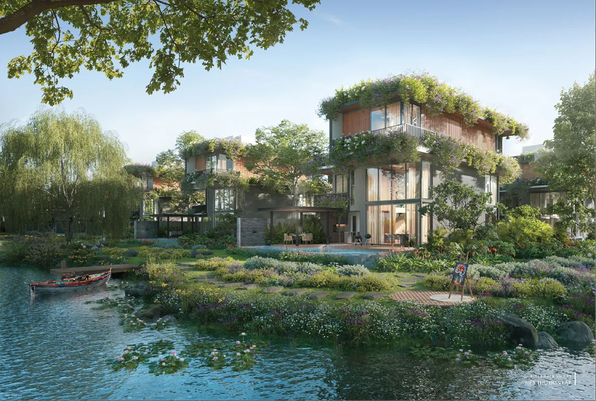 Kiệt tác biệt thự đơn lập Lux Country - đỉnh cao kiến trúc tại Eco Retreat Long An. Mua bán biệt thự tại Đường Nguyễn Hữu Trí, Xã Thanh Phú, Huyện Bến Lức, Tỉnh Long An được đăng bởi Kim Trần Realty.Hình 3