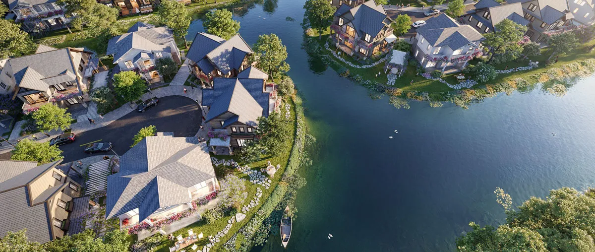 ISLAND VILLA RẺ QUẠT - Kiến trúc độc bản mới lạ tại Eco Retreat. Mua bán căn hộ tại Eco Retreat, Bến Lức, Tây Ninh được đăng bởi Kim Trần Realty