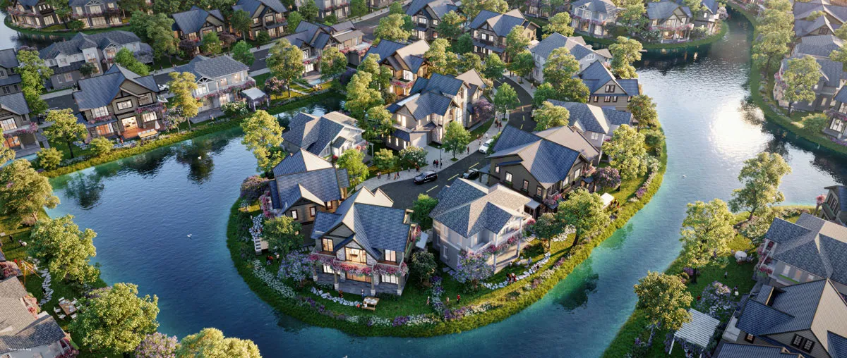 ISLAND VILLA RẺ QUẠT - Kiến trúc độc bản mới lạ tại Eco Retreat. Mua bán căn hộ tại Nguyễn Hữu Trí, Xã Thanh Phú, Huyện Bến Lức, Tỉnh Long An được đăng bởi Kim Trần Realty.Hình 3