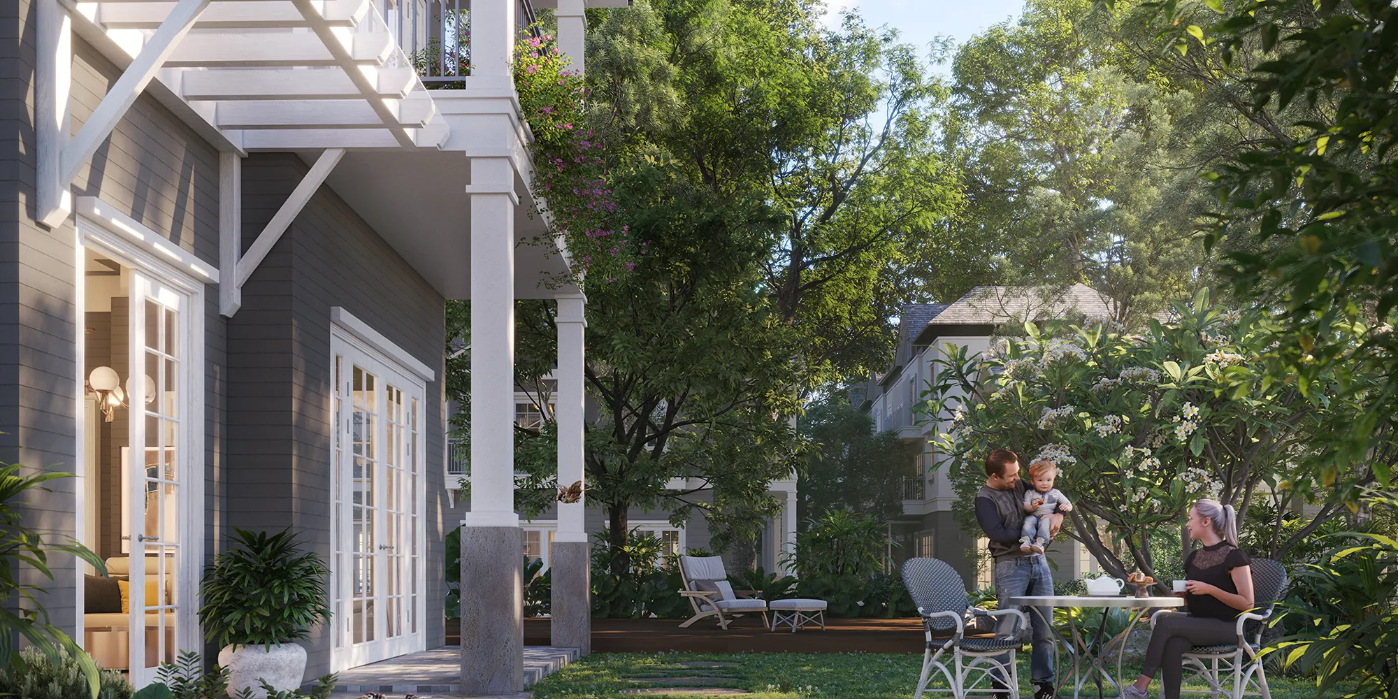 Town Villa mùa Xuân & mùa Thu – Không Gian Sống Riêng Tư, Chan Hòa Thiên Nhiên. Mua bán nhà phố tại Eco Retreat - Phân khu Home Retreat, Bến Lức, Tây Ninh được đăng bởi Eco Retreat.Hình 6