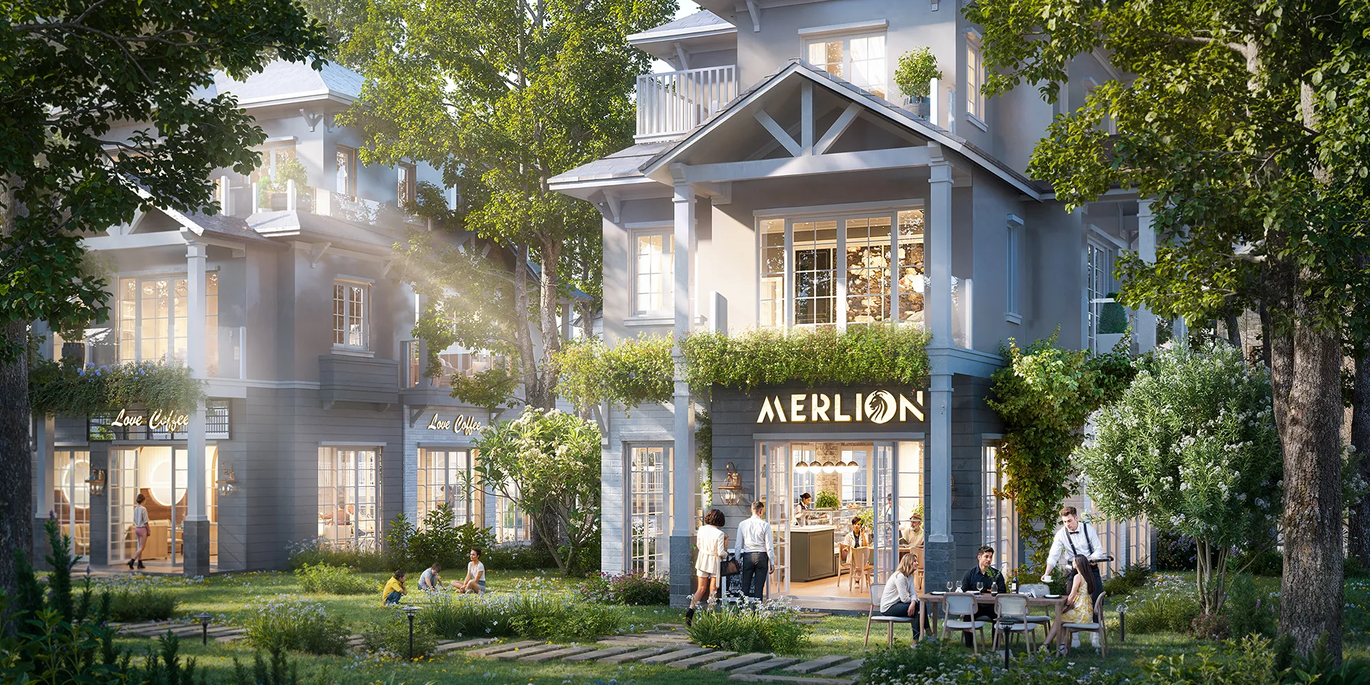 Town Villa mùa Xuân & mùa Thu – Không Gian Sống Riêng Tư, Chan Hòa Thiên Nhiên. Mua bán nhà phố tại Eco Retreat - Phân khu Home Retreat, Bến Lức, Tây Ninh được đăng bởi Eco Retreat.Hình 7