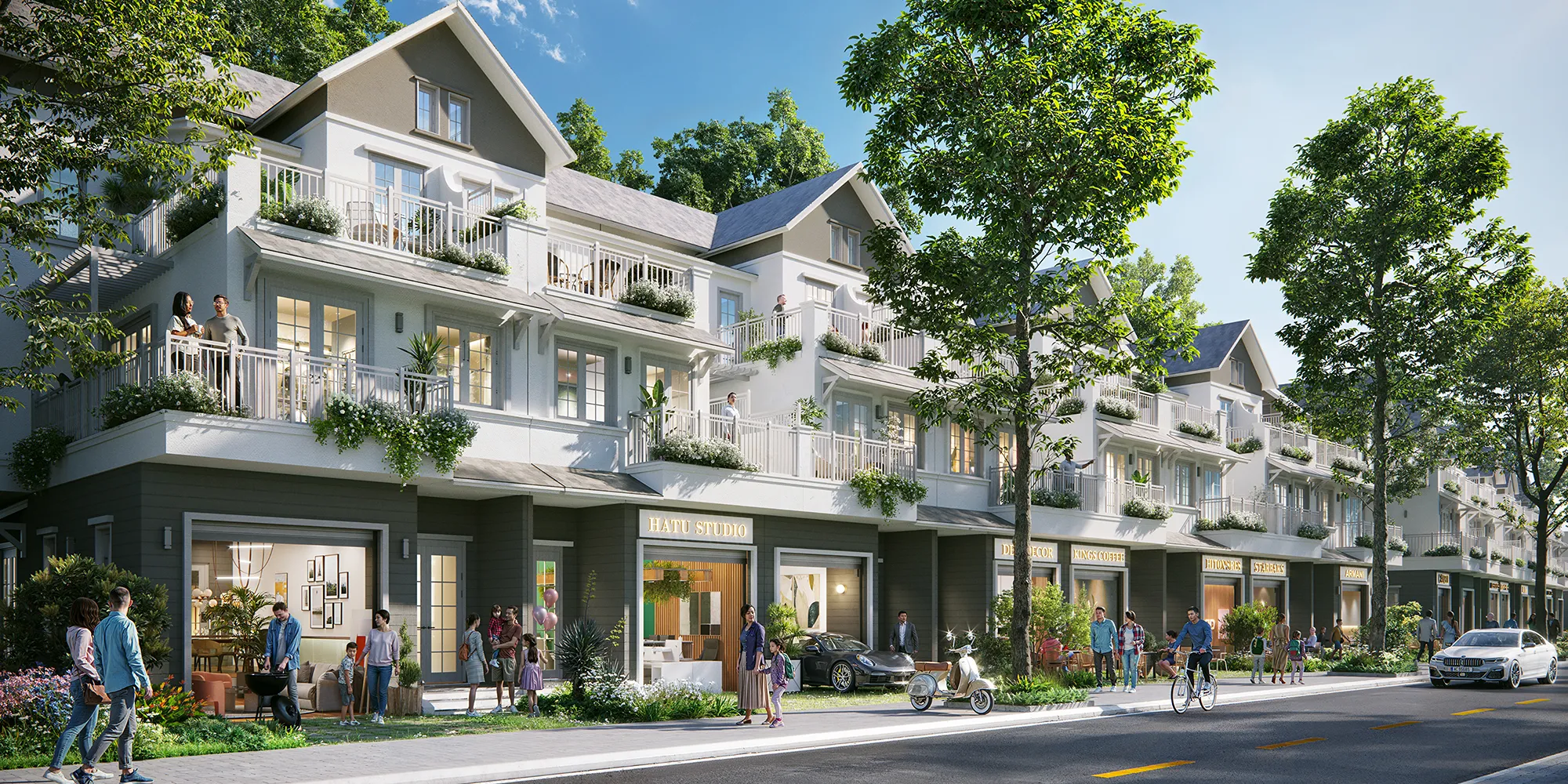 Town Villa mùa Xuân & mùa Thu – Không Gian Sống Riêng Tư, Chan Hòa Thiên Nhiên. Mua bán nhà phố tại Eco Retreat - Phân khu Home Retreat, Bến Lức, Tây Ninh được đăng bởi Eco Retreat.Hình 8