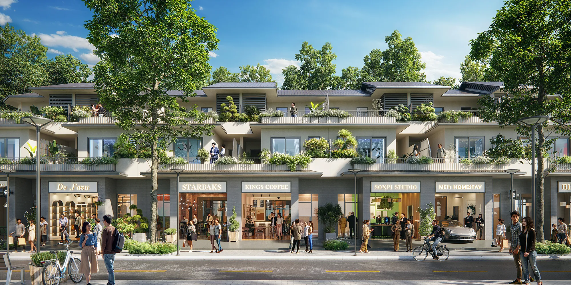 Town Villa mùa Xuân & mùa Thu – Không Gian Sống Riêng Tư, Chan Hòa Thiên Nhiên. Mua bán nhà phố tại Eco Retreat - Phân khu Home Retreat, Bến Lức, Tây Ninh được đăng bởi Eco Retreat.Hình 9