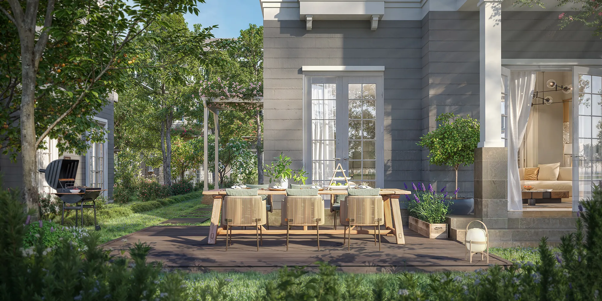 Town Villa mùa Xuân & mùa Thu – Không Gian Sống Riêng Tư, Chan Hòa Thiên Nhiên. Mua bán nhà phố tại Eco Retreat - Phân khu Home Retreat, Bến Lức, Tây Ninh được đăng bởi Eco Retreat.Hình 10