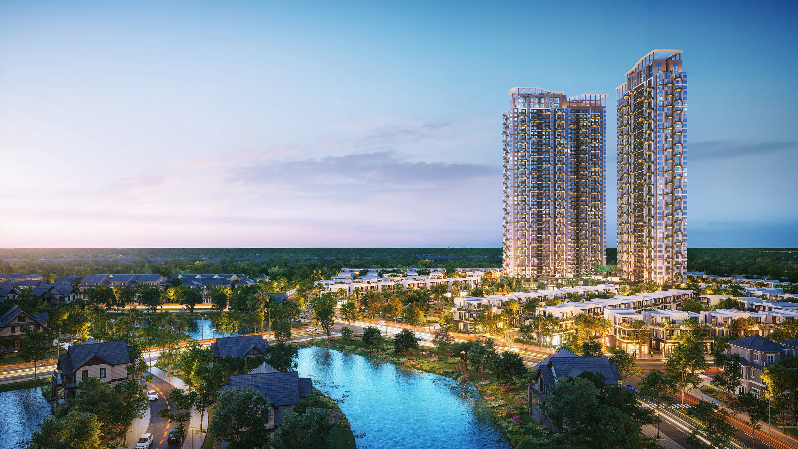 Town Villa Sky Retreat nằm sát khu chung cư có tiềm năng kinh doanh cực tốt. Mua bán nhà phố tại Eco Retreat - Phân khu Sky Retreat, Bến Lức, Tây Ninh được đăng bởi Eco Retreat.Hình 1