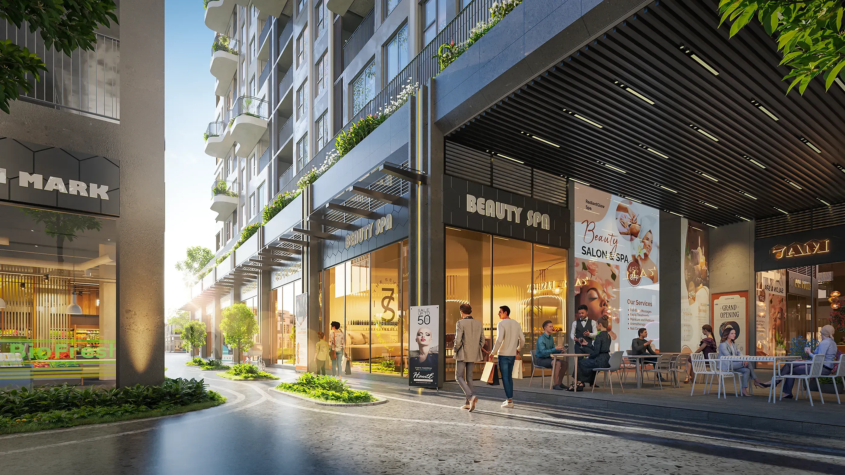 Town Villa Sky Retreat nằm sát khu chung cư có tiềm năng kinh doanh cực tốt. Mua bán nhà phố tại Eco Retreat - Phân khu Sky Retreat, Bến Lức, Tây Ninh được đăng bởi Eco Retreat.Hình 12