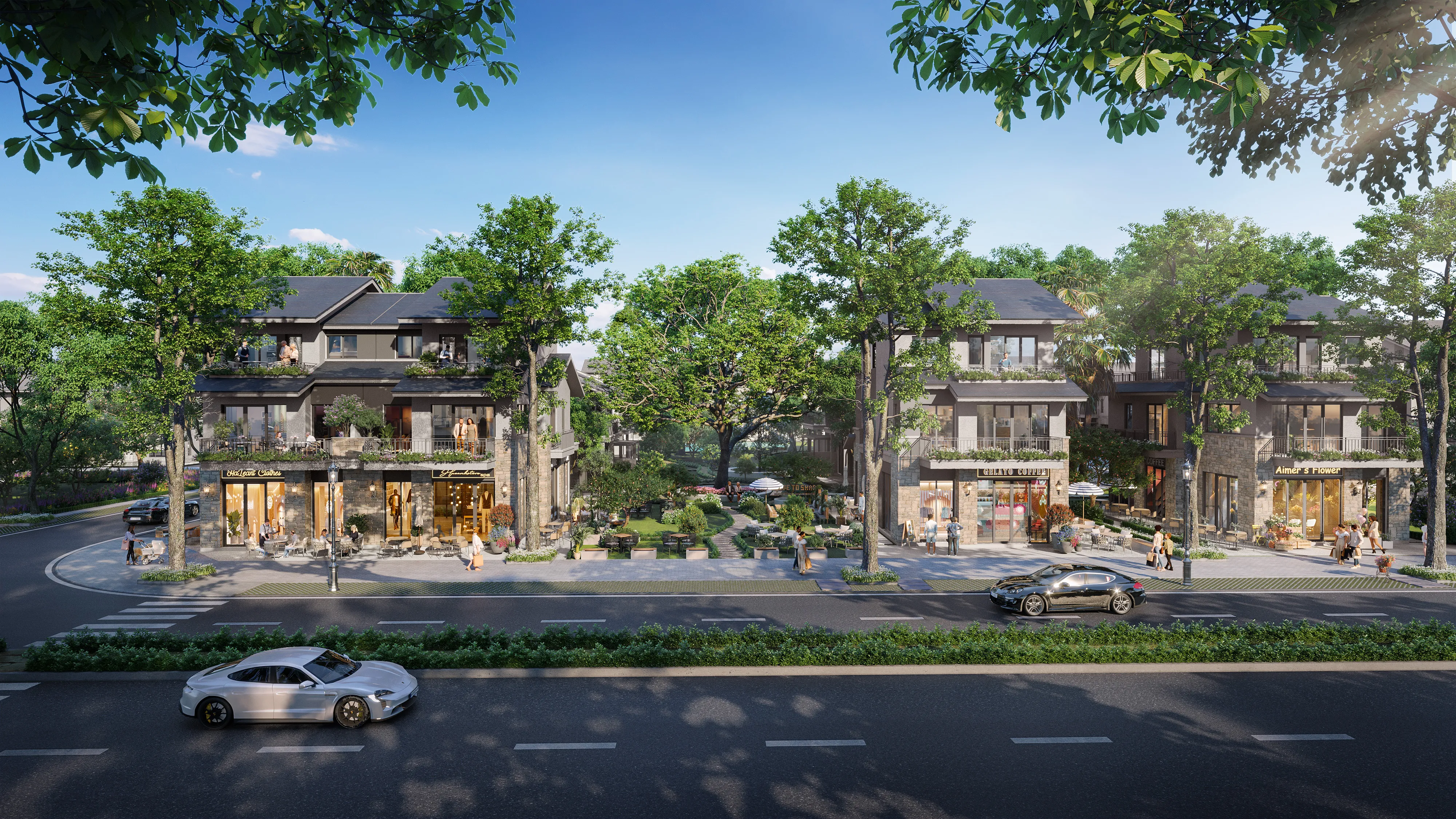 Townhouse Mùa Thu Tại Phân Khu Home Retreat – Không Gian Sống An Yên, Gần Gũi Thiên Nhiên. Mua bán nhà phố tại Eco Retreat - Phân khu Home Retreat, Bến Lức, Tây Ninh được đăng bởi Eco Retreat.Hình 3