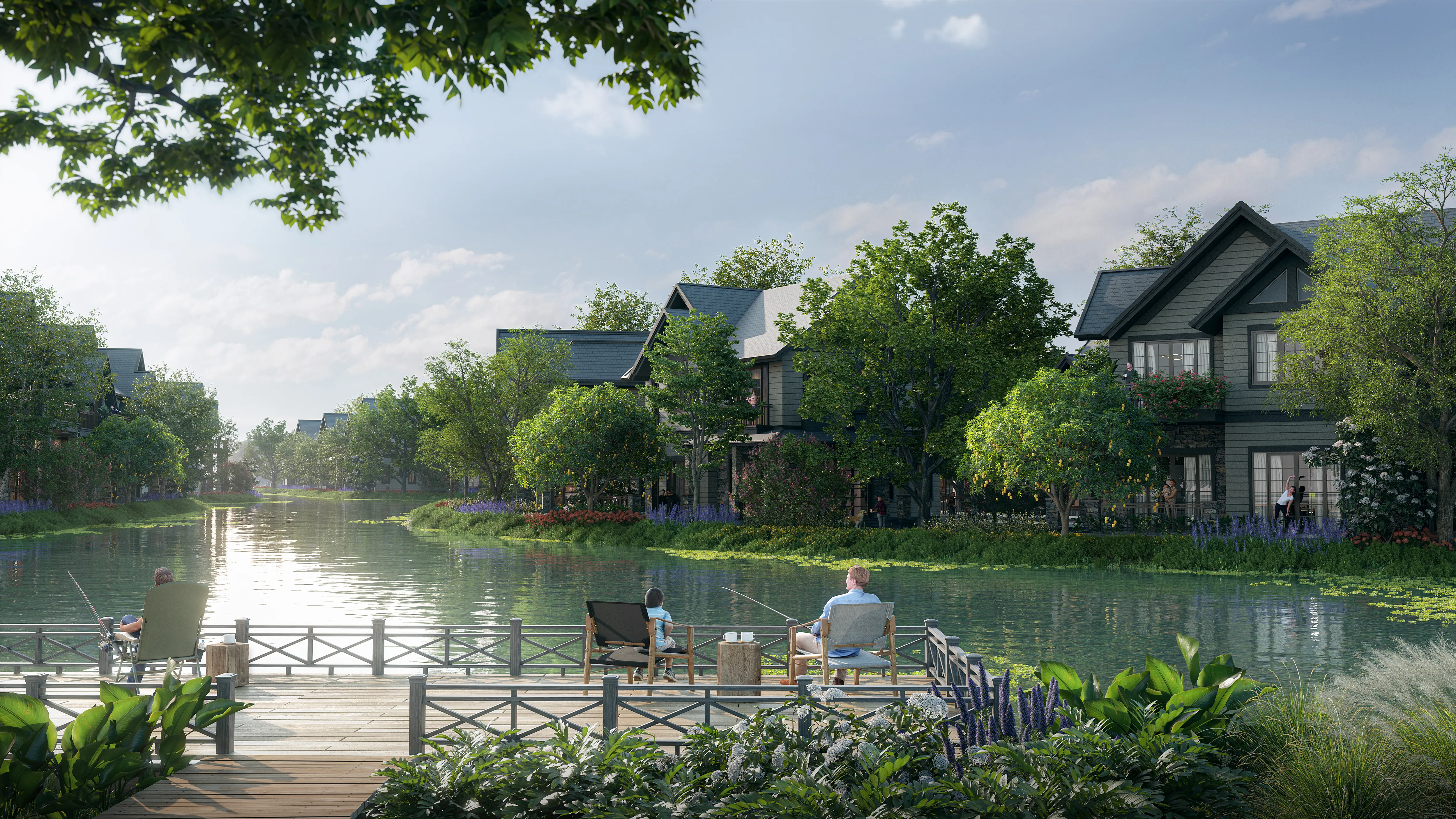 Townhouse Mùa Thu Tại Phân Khu Home Retreat – Không Gian Sống An Yên, Gần Gũi Thiên Nhiên. Mua bán nhà phố tại Eco Retreat - Phân khu Home Retreat, Bến Lức, Tây Ninh được đăng bởi Eco Retreat.Hình 8