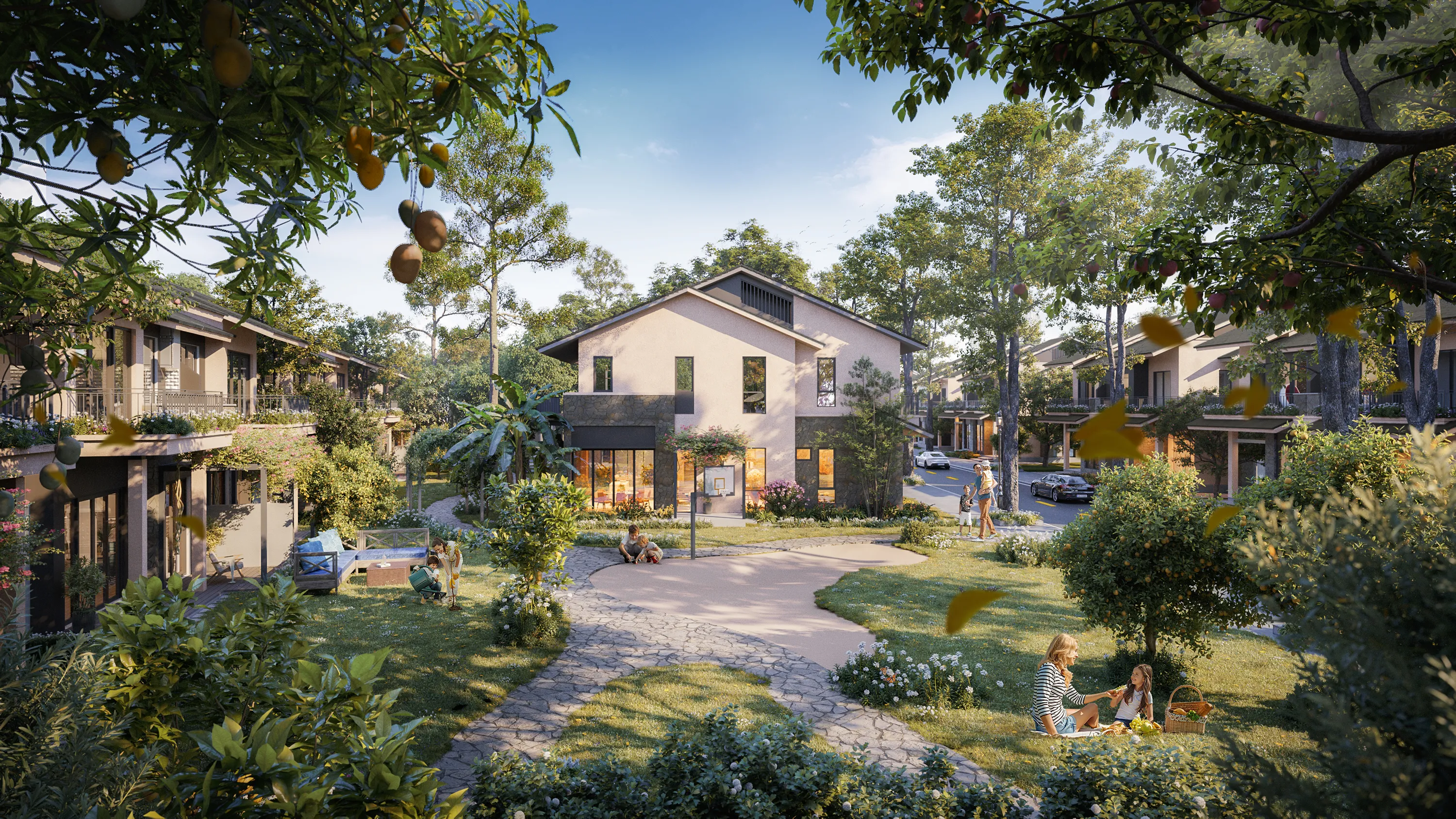 Townhouse Mùa Thu Tại Phân Khu Home Retreat – Không Gian Sống An Yên, Gần Gũi Thiên Nhiên. Mua bán nhà phố tại Eco Retreat - Phân khu Home Retreat, Bến Lức, Tây Ninh được đăng bởi Eco Retreat.Hình 10