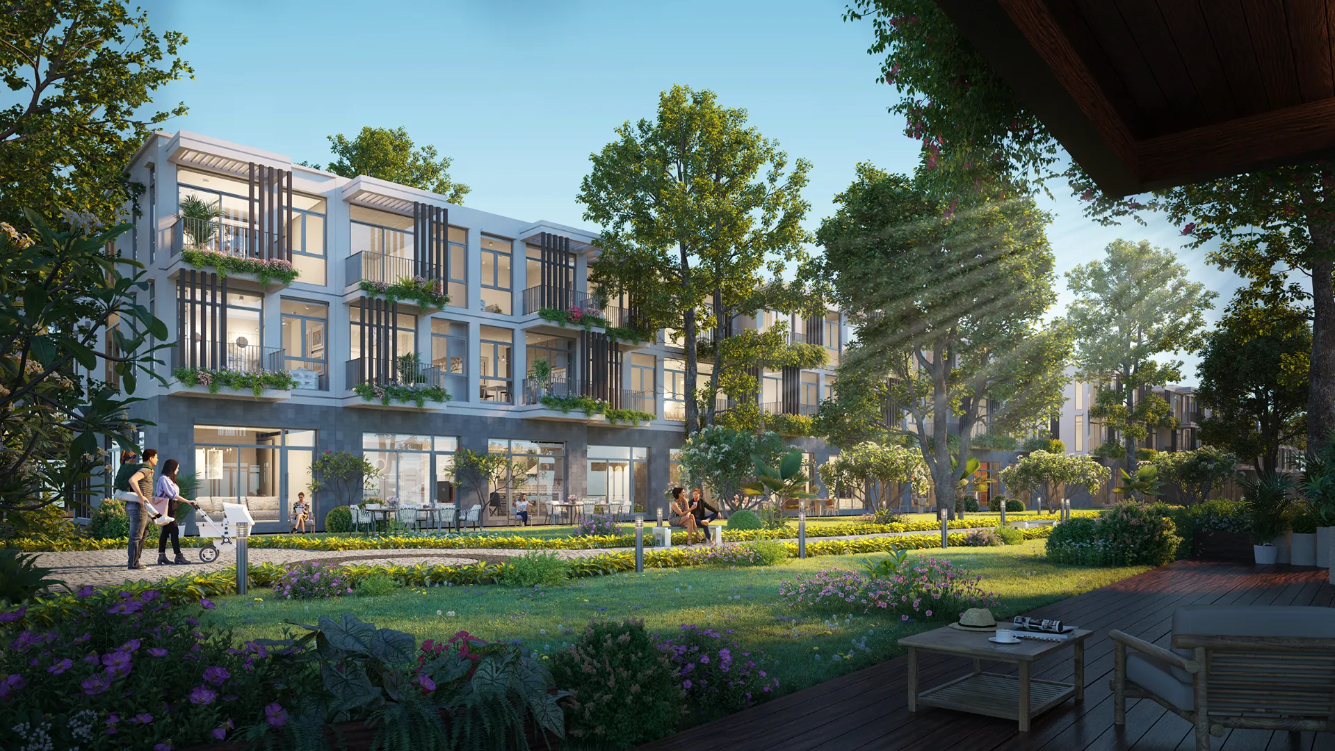 Căn 3 Phòng Ngủ Sky Retreat Có Vườn Mây Trên Không, Giá Tốt. Mua bán căn hộ tại Eco Retreat - Phân khu Sky Retreat, Bến Lức, Tây Ninh được đăng bởi Eco Retreat.Hình 1