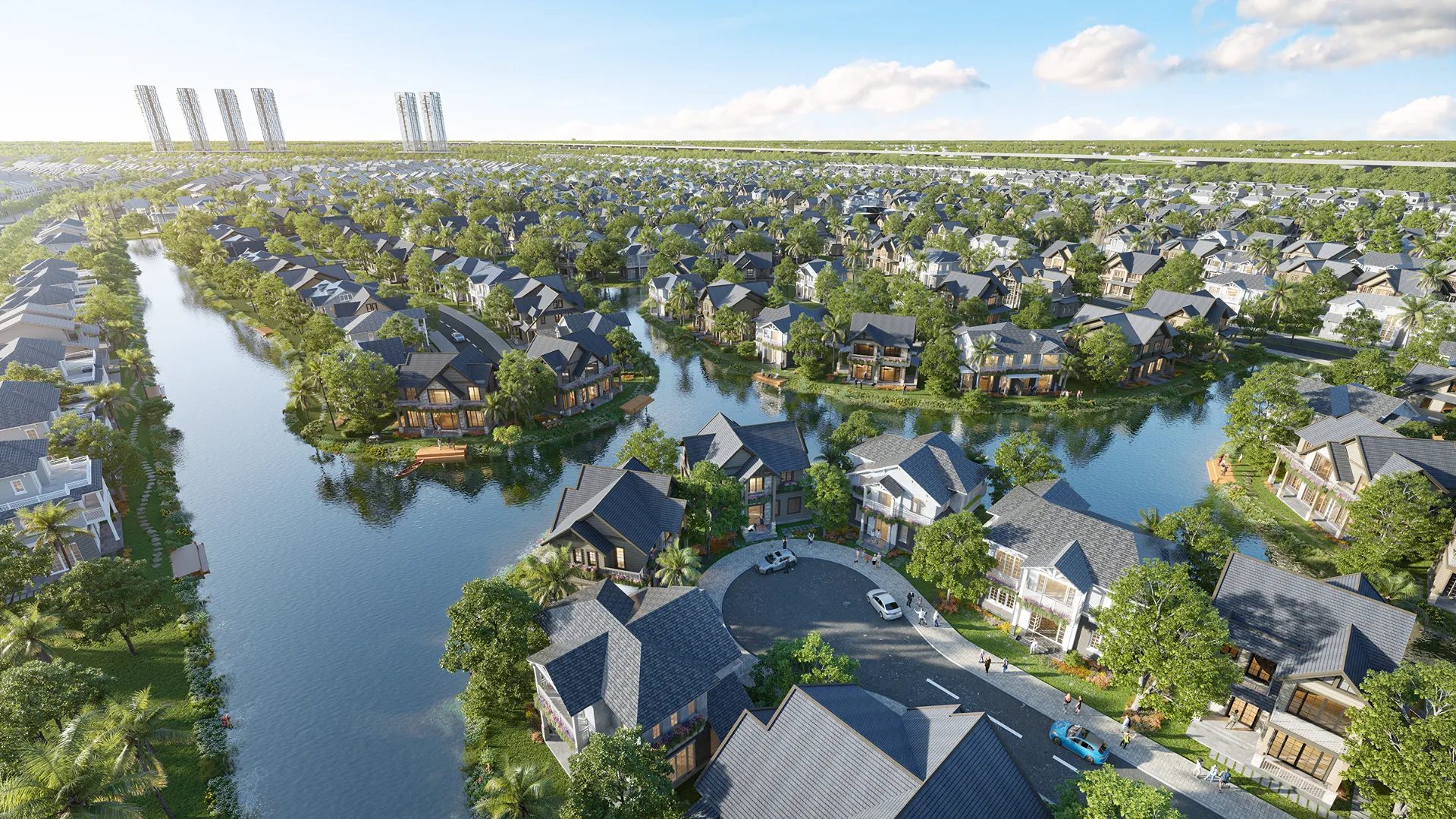 Biệt Thự Park Villa Phân Khu Biệt Thự Đảo Là Phân Khúc Cao Cấp Nhất Dự Án. Mua bán biệt thự tại Eco Retreat - Phân khu Retreat Island, Bến Lức, Tây Ninh được đăng bởi Eco Retreat.Hình 11