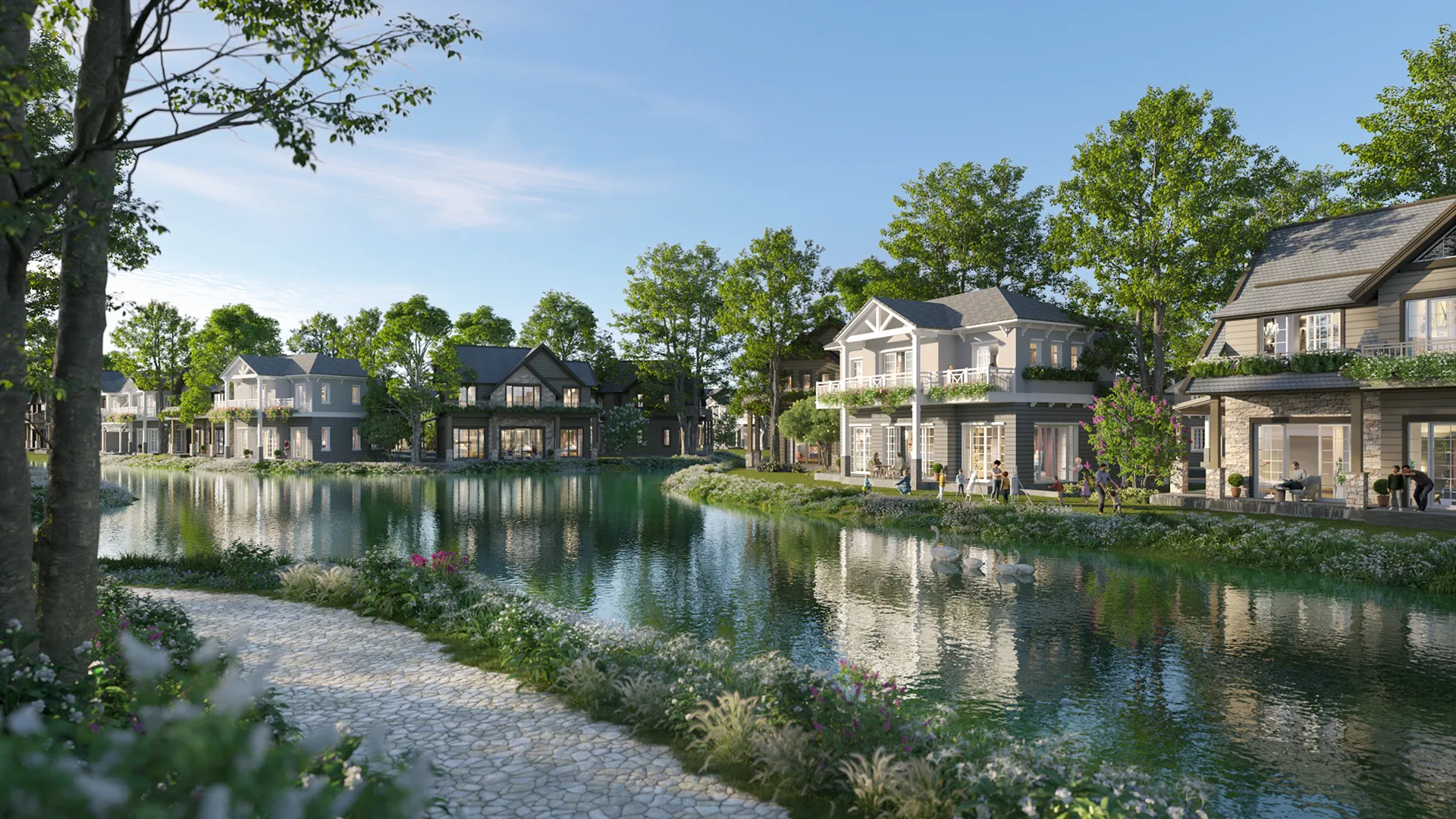 Biệt Thự Park Villa Phân Khu Biệt Thự Đảo Là Phân Khúc Cao Cấp Nhất Dự Án. Mua bán biệt thự tại Eco Retreat - Phân khu Retreat Island, Bến Lức, Tây Ninh được đăng bởi Eco Retreat.Hình 12