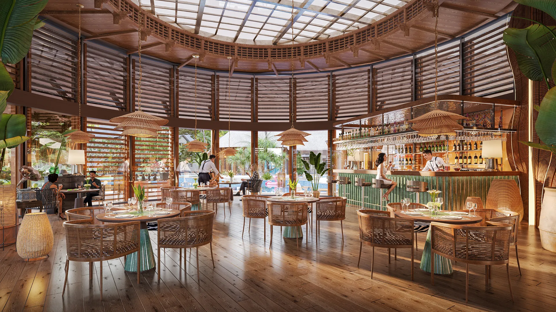 Biệt Thự Park Villa Phân Khu Biệt Thự Đảo Là Phân Khúc Cao Cấp Nhất Dự Án. Mua bán biệt thự tại Eco Retreat - Phân khu Retreat Island, Bến Lức, Tây Ninh được đăng bởi Eco Retreat.Hình 2