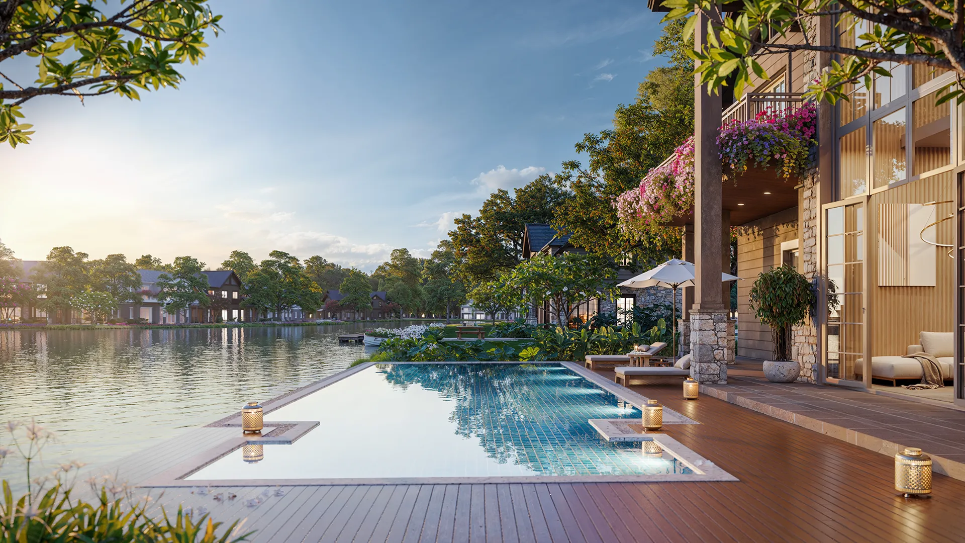 Biệt Thự Park Villa Phân Khu Biệt Thự Đảo Là Phân Khúc Cao Cấp Nhất Dự Án. Mua bán biệt thự tại Eco Retreat - Phân khu Retreat Island, Bến Lức, Tây Ninh được đăng bởi Eco Retreat.Hình 3