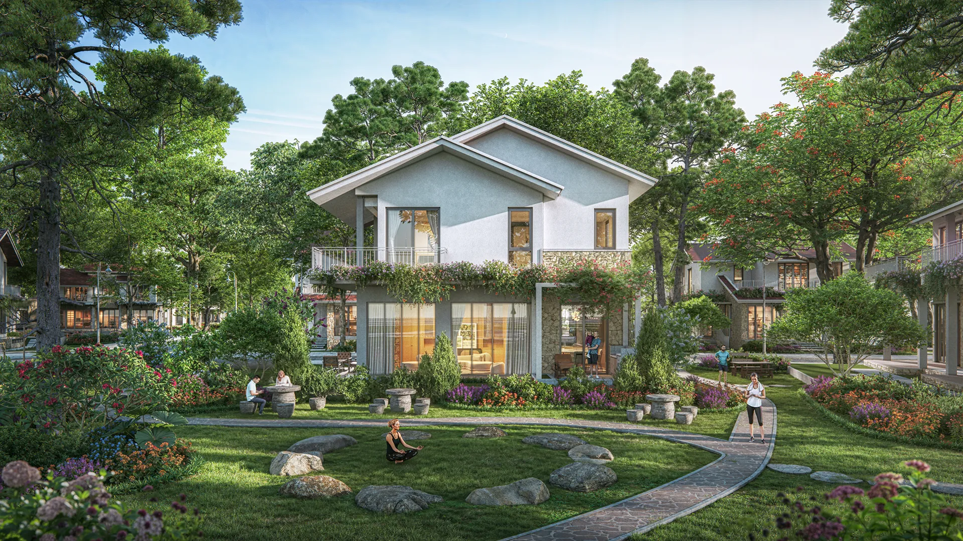 Căn Biệt Thự Park Villa Phân Khu Biệt Thự Rừng Ký HĐMB Dự Kiến Tháng 4/2026. Mua bán biệt thự tại Eco Retreat - Phân khu Retreat Forest, Bến Lức, Tây Ninh được đăng bởi Eco Retreat.Hình 2