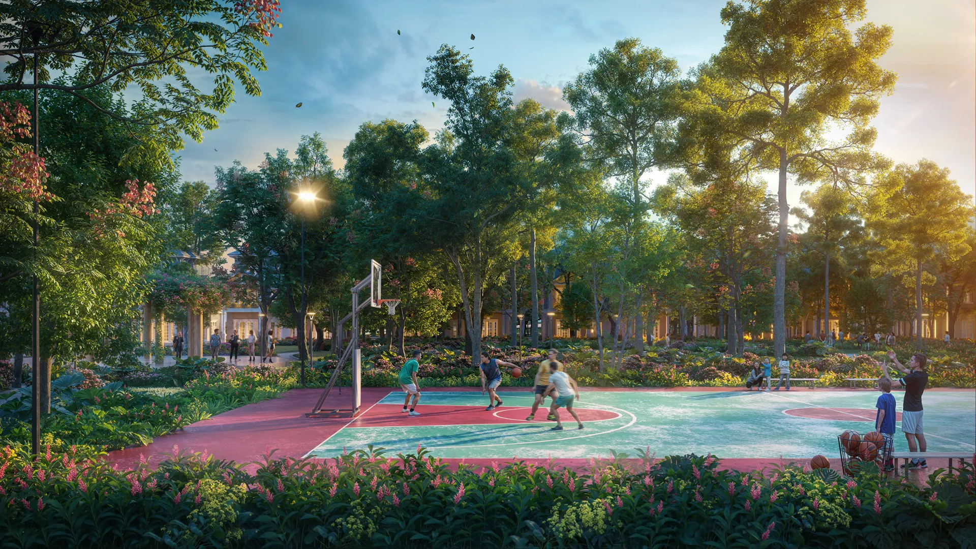 Park Villa Mùa Hạ & Mùa Xuân Tại Phân Khu Home Retreat Vị Trí Yên Tĩnh, Thoáng Đãng. Mua bán biệt thự tại Eco Retreat - Phân khu Home Retreat, Bến Lức, Tây Ninh được đăng bởi Eco Retreat.Hình 4