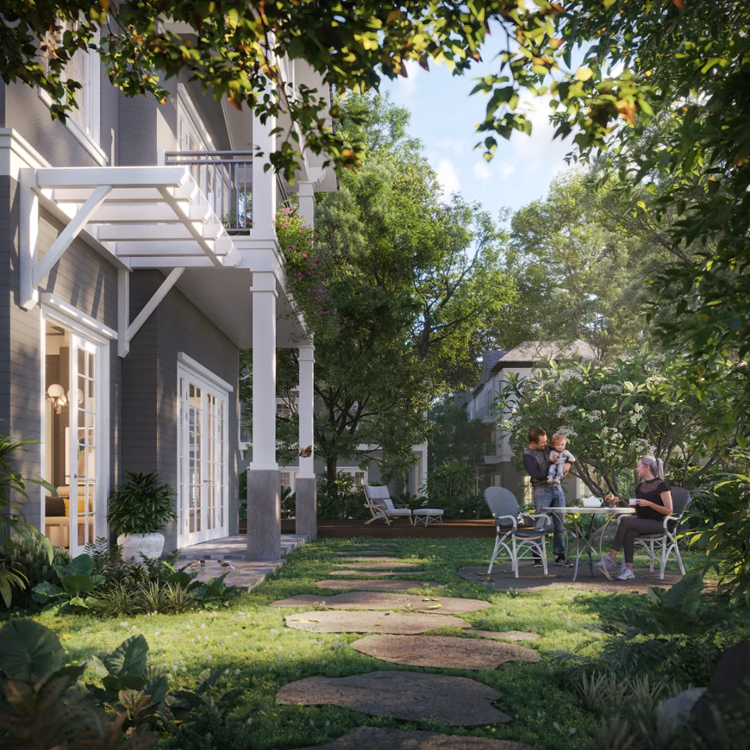 Park Villa Mùa Hạ & Mùa Xuân Tại Phân Khu Home Retreat Vị Trí Yên Tĩnh, Thoáng Đãng. Mua bán biệt thự tại Eco Retreat - Phân khu Home Retreat, Bến Lức, Tây Ninh được đăng bởi Eco Retreat.Hình 5