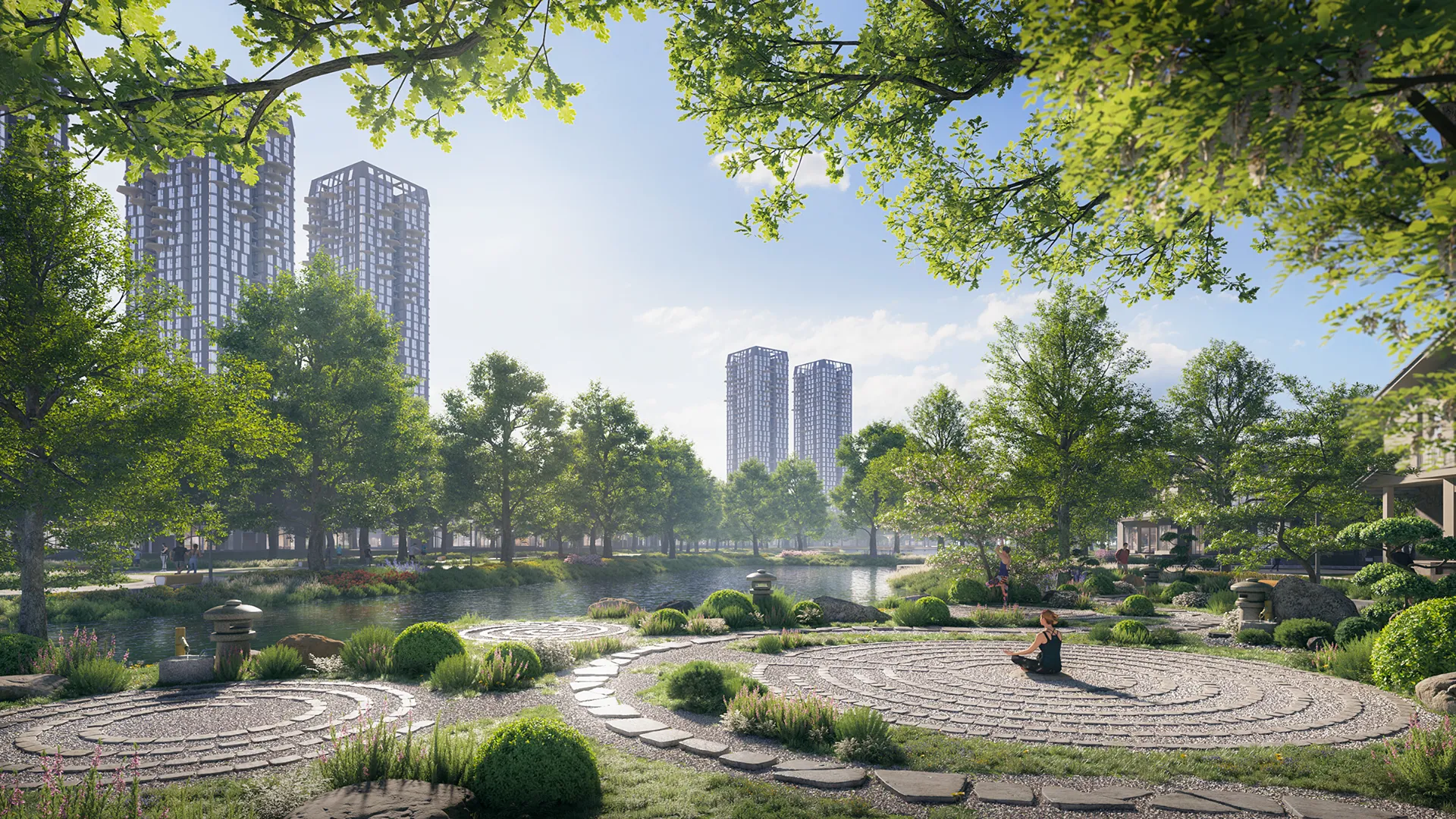 Biệt Thự Park Villa Màu Thu Nằm Trong Dự Án Eco Retreat Thiết Kế Kết Nối Trực Tiếp Với Sân Vườn. Mua bán biệt thự tại Eco Retreat - Phân khu Home Retreat, Bến Lức, Tây Ninh được đăng bởi Eco Retreat.Hình 5