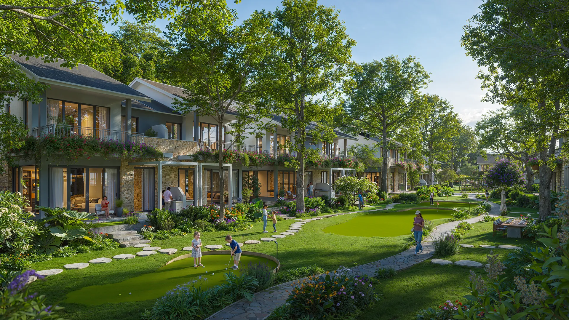 Căn Biệt Thự Park Villa Phân Khu Rừng Mai Tiếp Giáp Đại Lộ Công Viên Và Đại Lộ Vịnh Đảo. Mua bán biệt thự tại Eco Retreat - Phân khu Rừng Mai, Bến Lức, Tây Ninh được đăng bởi Eco Retreat.Hình 3