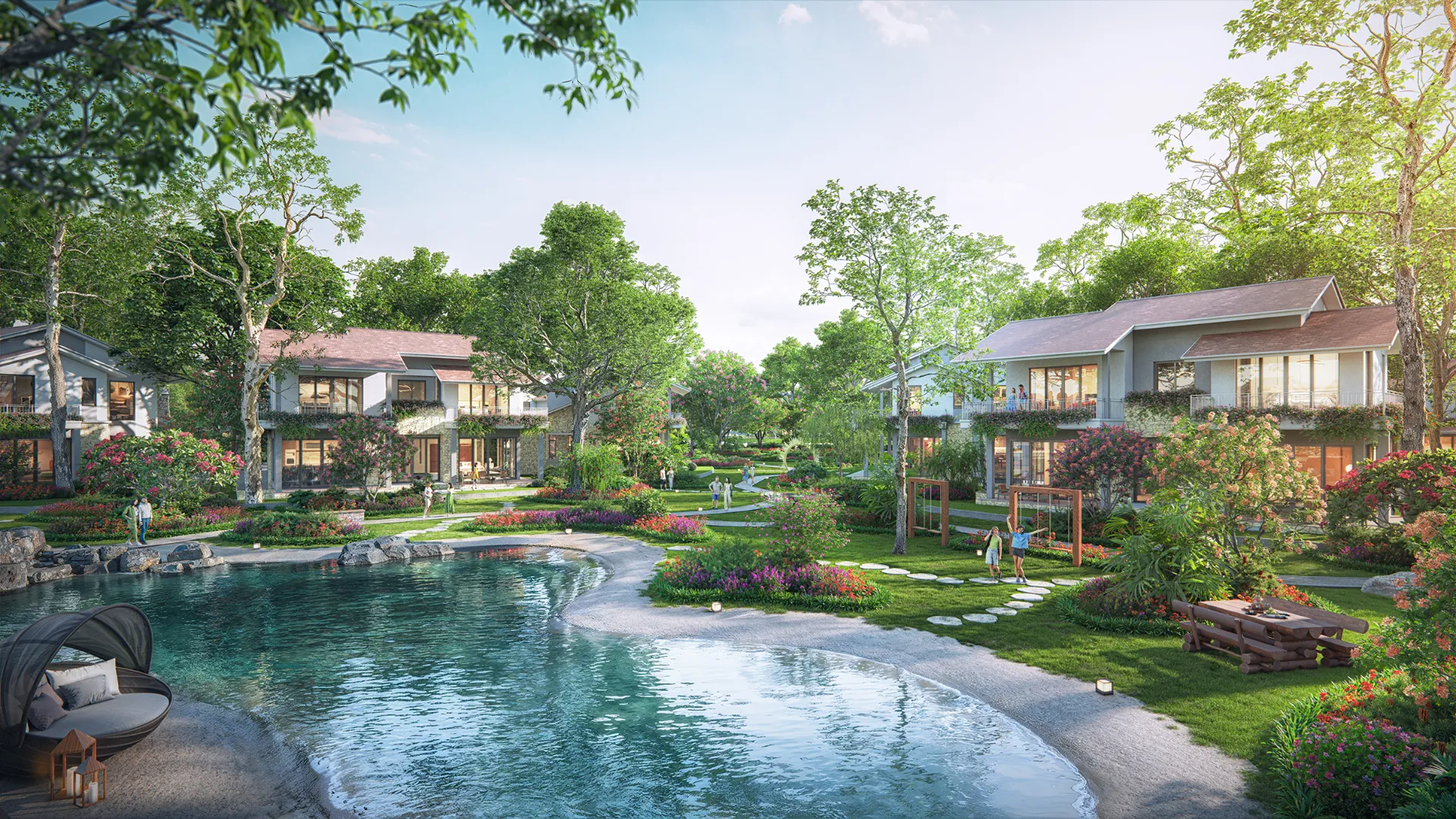 Căn Biệt Thự Park Villa Phân Khu Rừng Mai Tiếp Giáp Đại Lộ Công Viên Và Đại Lộ Vịnh Đảo. Mua bán biệt thự tại Eco Retreat - Phân khu Rừng Mai, Bến Lức, Tây Ninh được đăng bởi Eco Retreat.Hình 4