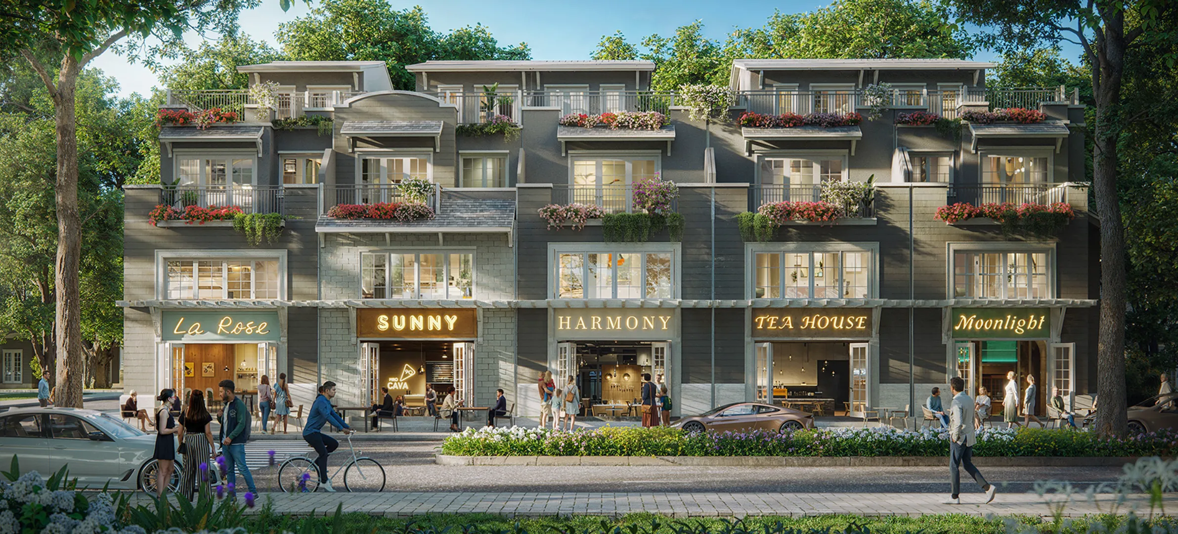 Căn Shophouse Eco Retreat Phân Khu Mùa Lễ Hội View Đối Diện Hồ Thiên Nga. Mua bán shophouse, nhà phố thương mại tại Eco Retreat - Phân khu Rừng Mai, Tây Ninh được đăng bởi Eco Retreat