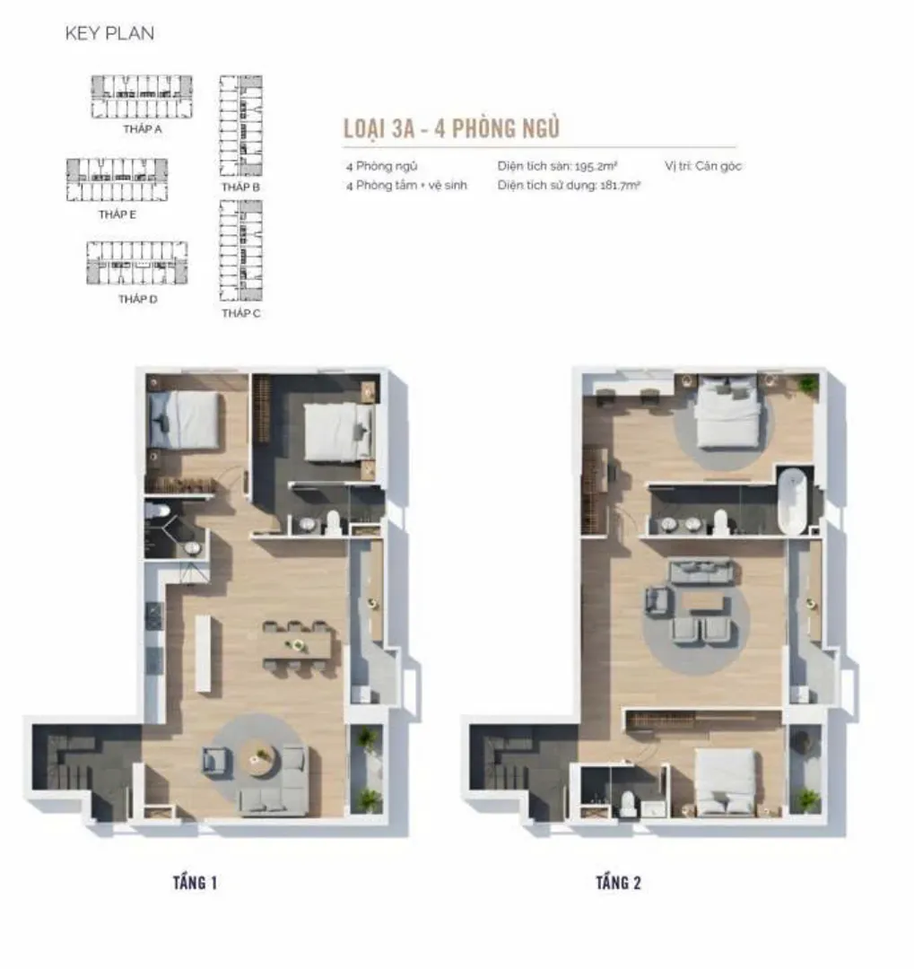 Căn Duplex 4 phòng ngủ vị trí căn góc tại MT Eastmark City pháp lý minh bạch. Mua bán căn hộ tại MT Eastmark City, Đường Trường Lưu, Long Trường, Hồ Chí Minh được đăng bởi Ngọc Loan.Hình 1