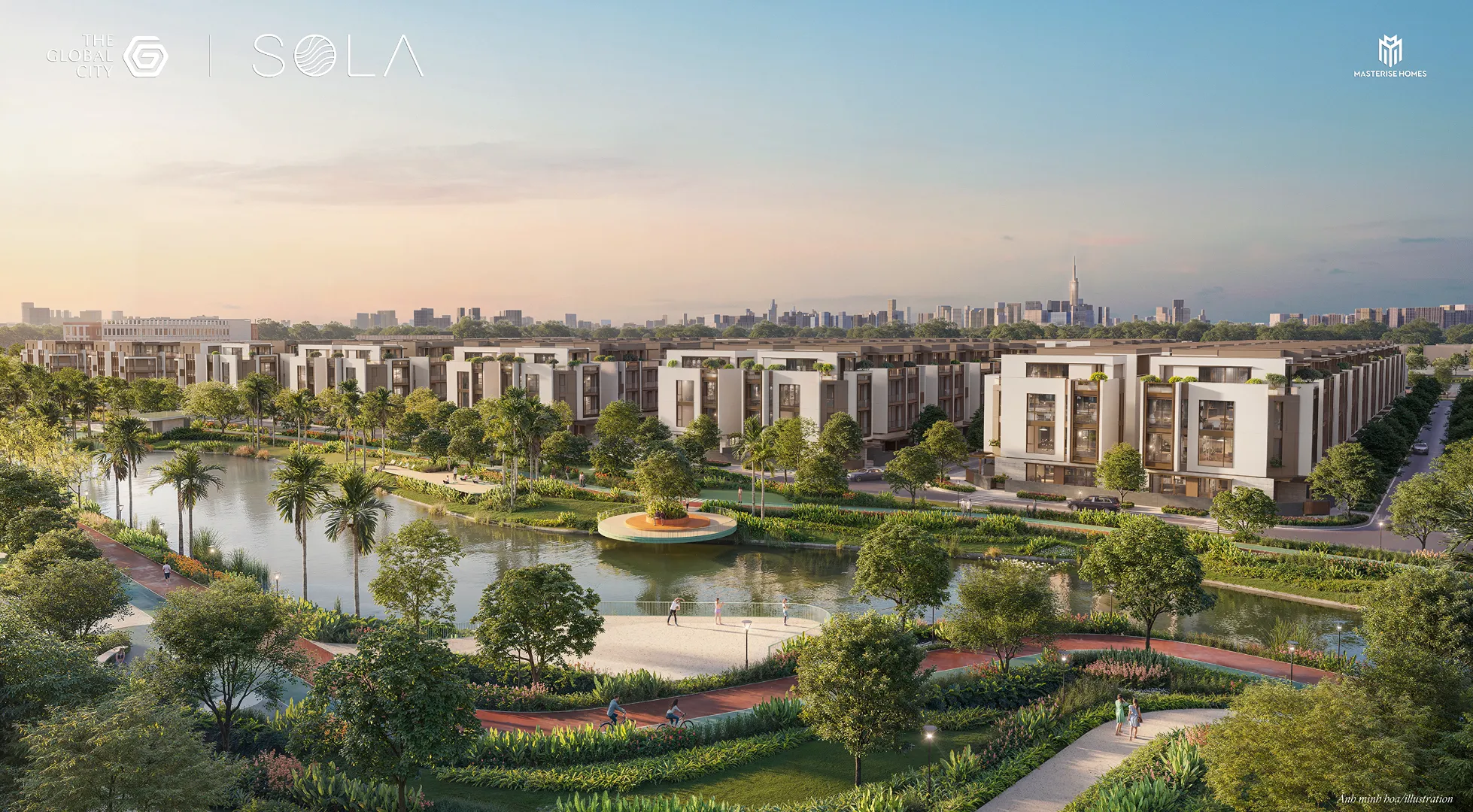 Bán Biệt Thự Song Lập Phân Khu Sola Đảo Ánh Dương View Sông Trực Diện, Tầm Nhìn Bao Quát. Mua bán căn hộ tại SOLA The Global City, Quận 2 TP. Thủ Đức, An Phú, Hồ Chí Minh được đăng bởi M2 Realty.Hình 2