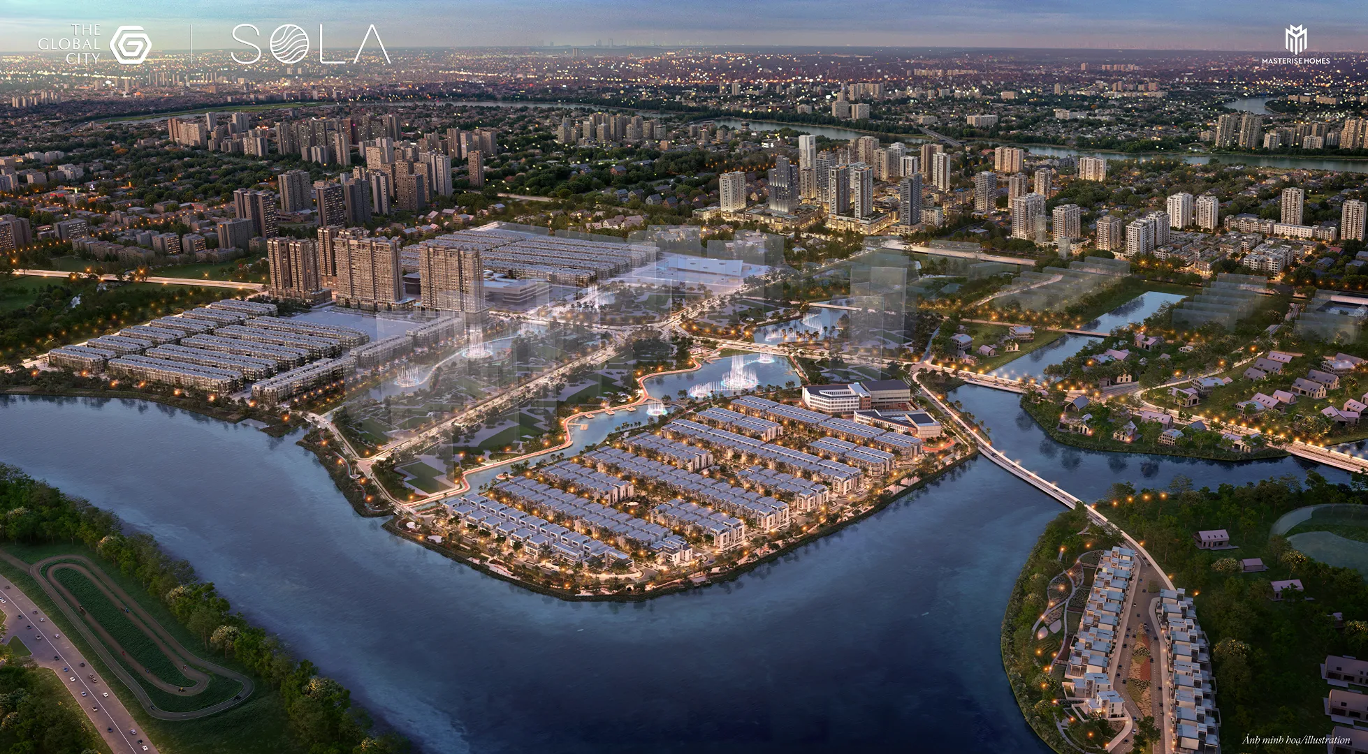 Biệt Thự Song Lập Phân Khu Sola – Đảo Ánh Dương | Vị Trí Đặc Quyền Giữa 3 Mặt Sông. Mua bán căn hộ tại SOLA The Global City, Quận 2 TP. Thủ Đức, An Phú, Hồ Chí Minh được đăng bởi M2 Realty.Hình 1