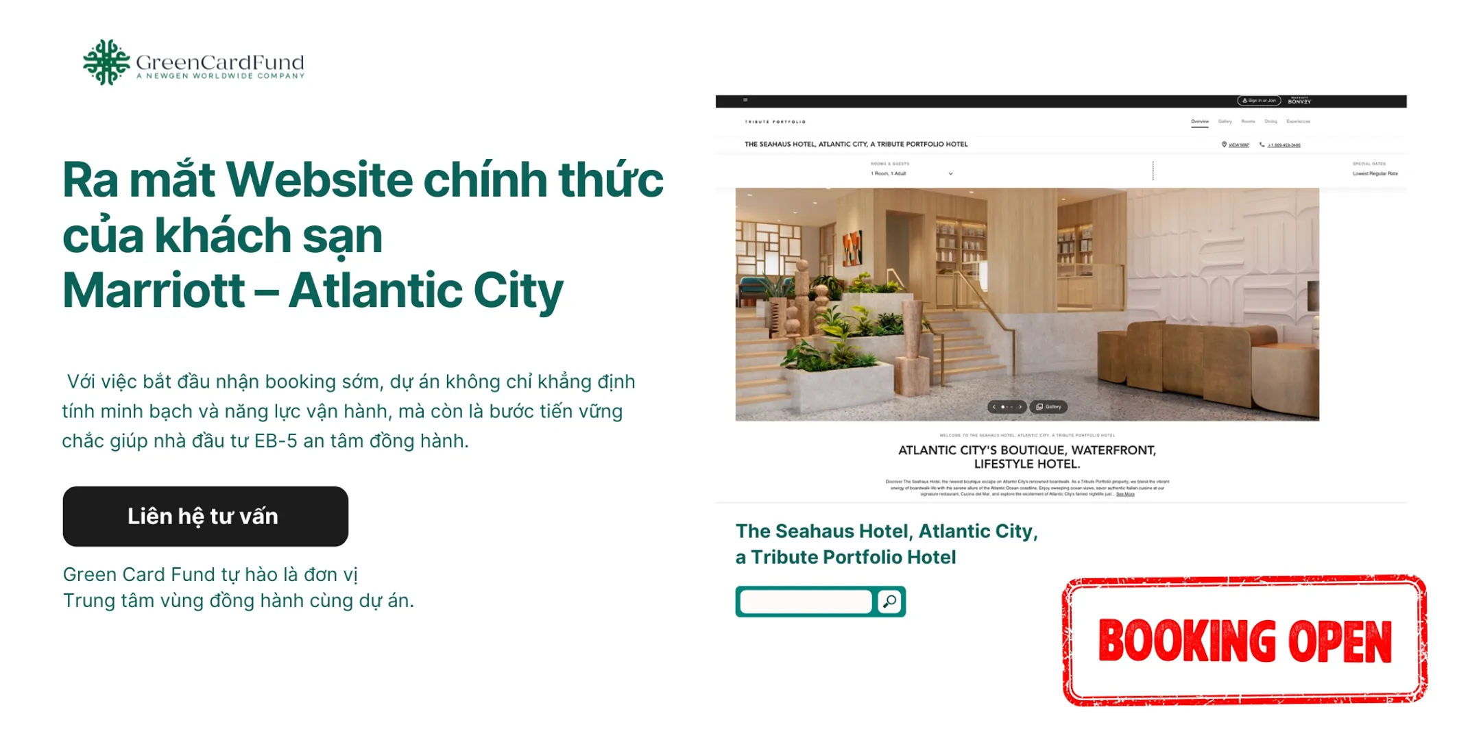 Dự Án EB-5 TEA Marriott Tribute Hotel New Jersey – Giải Pháp Đầu Tư An Toàn Cho Nhà Đầu Tư Định Cư. Mua bán căn hộ tại Boardwalk, Atlantic City, New Jersey được đăng bởi Green Card Fund Vietnam.Hình 6