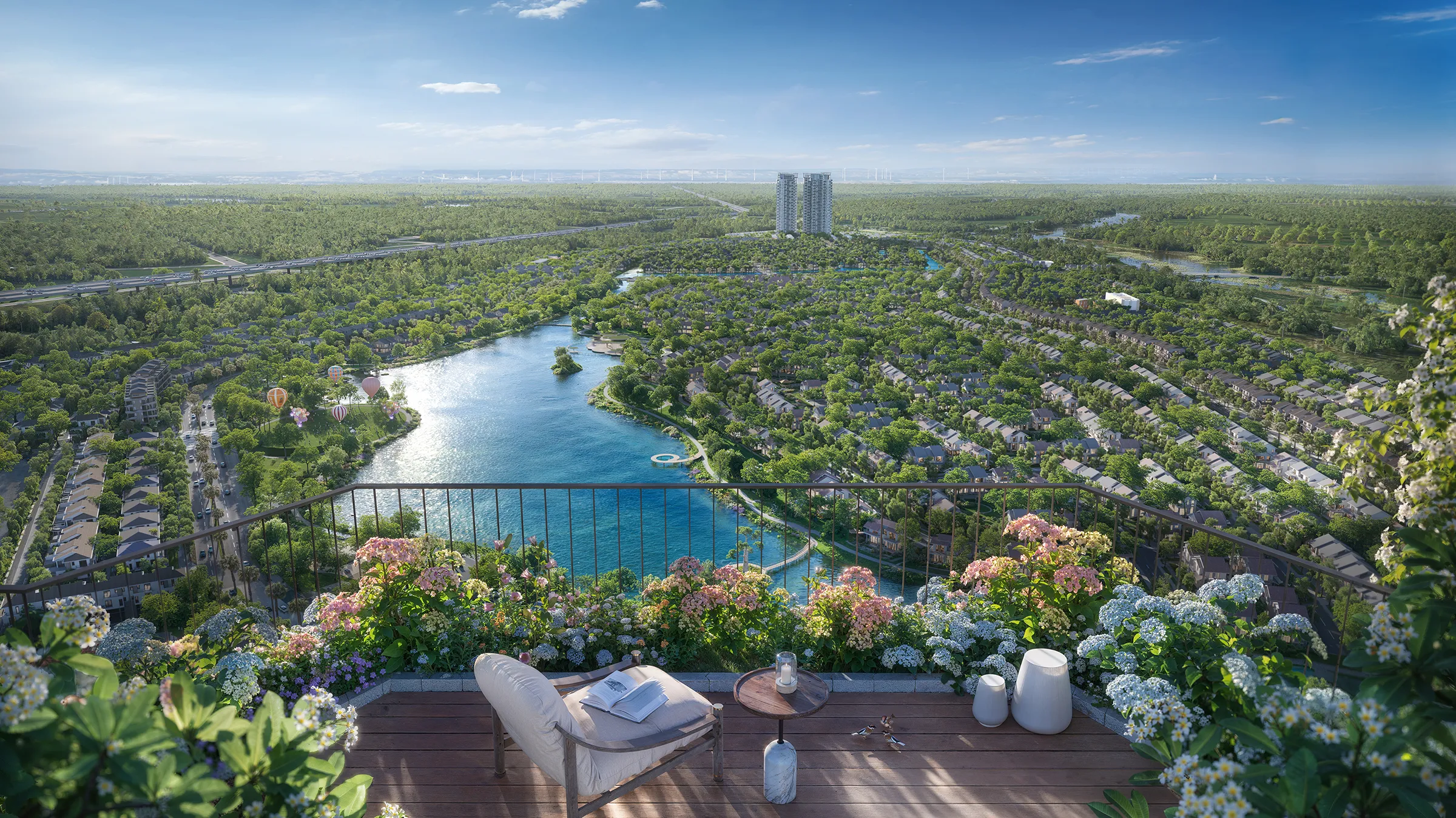 Căn hộ Forest Osen tại đại đô thị Eco Retreat 2PN có vườn vào nhà. Mua bán căn hộ tại Bến Lức, Tây Ninh được đăng bởi NewstarLand