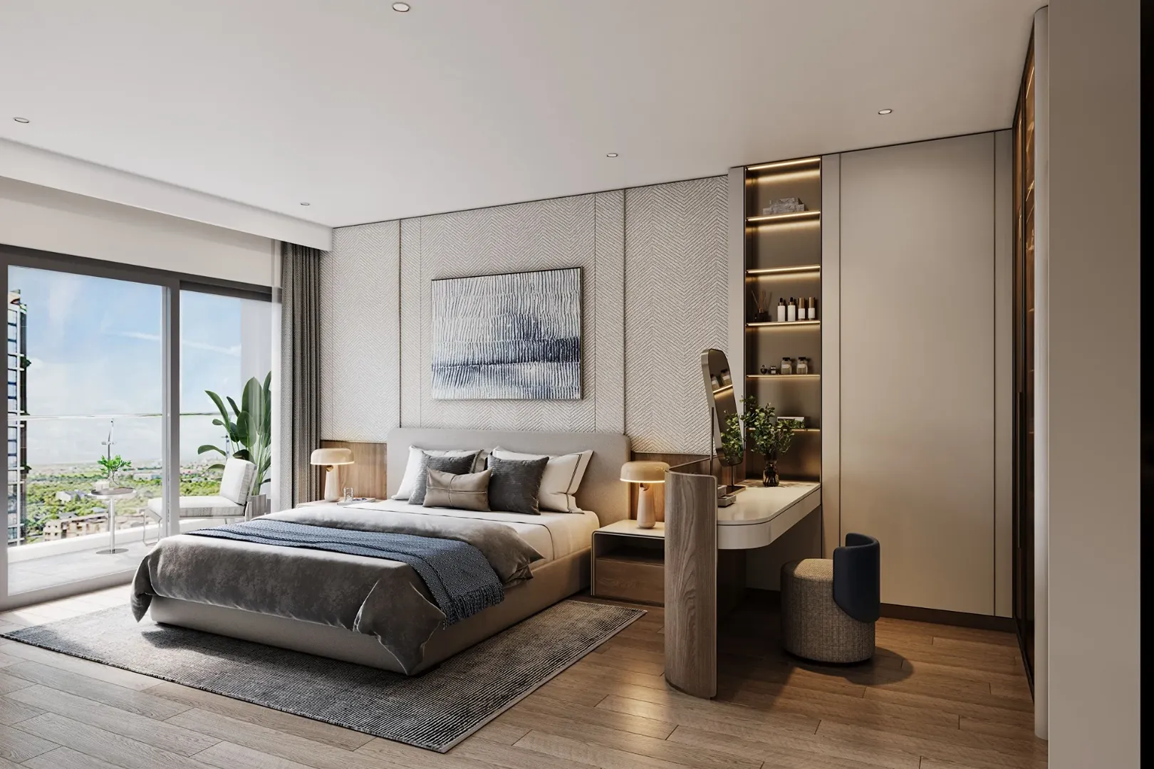 Căn hộ 1PN B1-xx-06 tại Masteri Cosmo Central - Nơi mỗi ngày bắt đầu thật nhẹ nhàng. Mua bán căn hộ tại The Sholi, Khu đô thị The Global City, đường Đỗ Xuân Hợp, Bình Trưng, Hồ Chí Minh được đăng bởi VPI Official.Hình 4