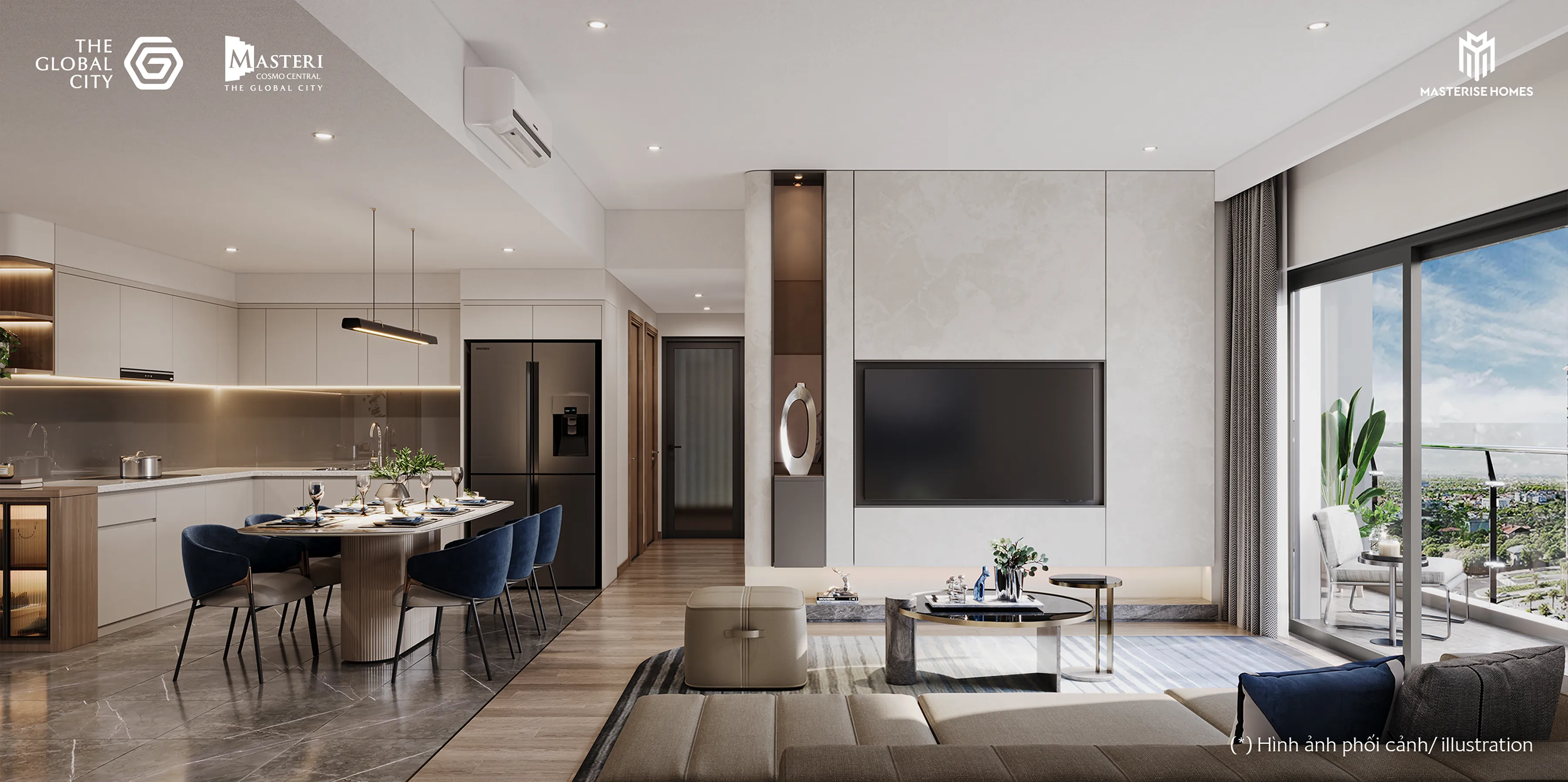 Căn 1PN+ Masteri Cosmo Central - Nexus nằm trên trục Đỗ Xuân Hợp – lõi trung tâm The Global City. Mua bán căn hộ tại Masteri Cosmo Central, Khu đô thị The Global City, đường Đỗ Xuân Hợp, Bình Trưng, Hồ Chí Minh được đăng bởi VPI Official.Hình 1