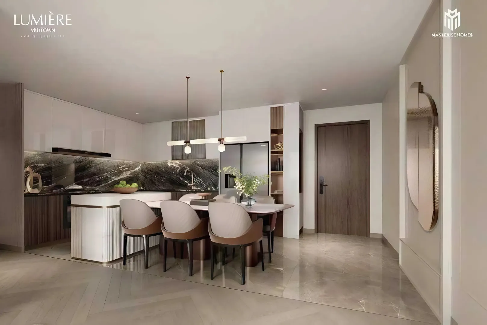 Căn Hộ 2 Phòng Ngủ tại LUMIÈRE Midtown Không Gian Biophilic Chuẩn Sống Nghỉ Dưỡng. Mua bán căn hộ tại Lumière Midtown, Mặt tiền đường Liên Phường, KĐT The Global City, Hồ Chí Minh được đăng bởi VPI Official.Hình 5