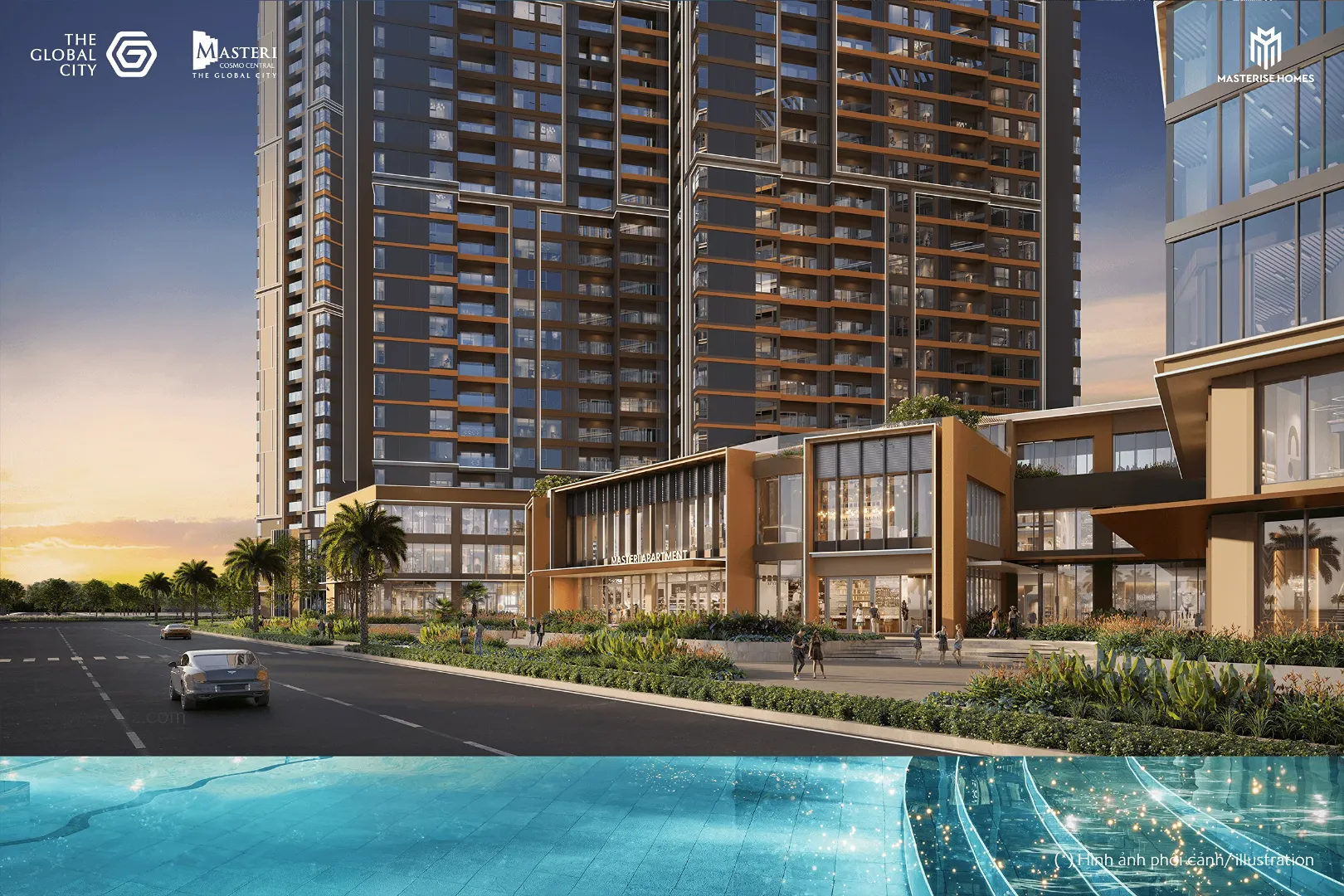 Căn hộ 1PN B1-xx-06 tại Masteri Cosmo Central - Nơi mọi hành trình bắt đầu từ trung tâm. Mua bán căn hộ tại Masteri Cosmo Central, Khu đô thị The Global City, đường Đỗ Xuân Hợp, Bình Trưng, Hồ Chí Minh được đăng bởi VPI Official.Hình 4