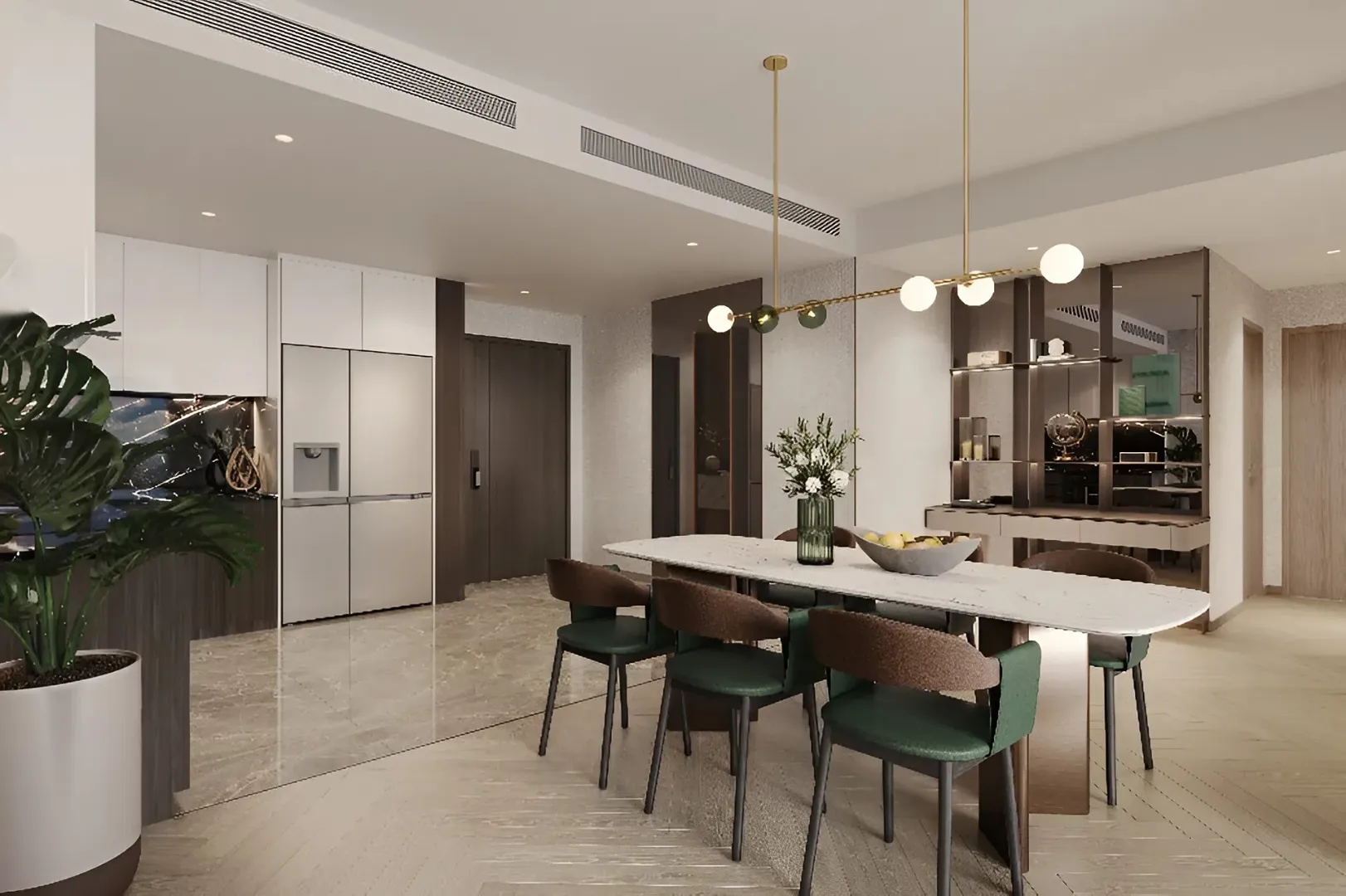 Căn Hộ 3 Phòng Ngủ B-XX-03 tại LUMIÈRE Midtown không gian sống rộng mở cho gia đình thời đại mới. Mua bán căn hộ tại Lumière Midtown, Mặt tiền đường Liên Phường, KĐT The Global City, An Khánh, Hồ Chí Minh được đăng bởi VPI Official.Hình 3