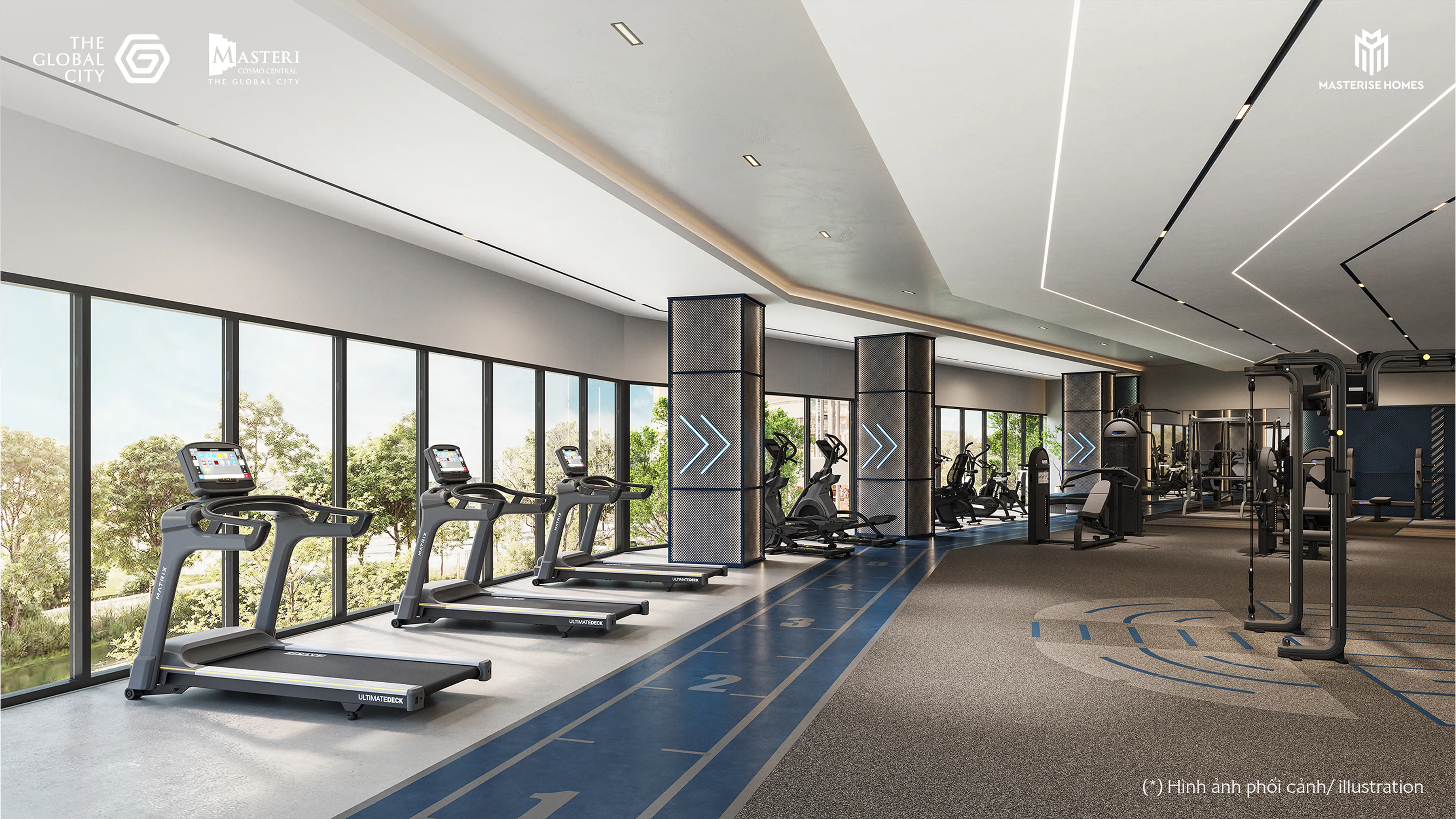 Căn 3 phòng ngủ tại Masteri Cosmo Central - Nexus có hướng view nhạc nước và cánh đồng diều. Mua bán căn hộ tại Masteri Cosmo Central, Khu đô thị The Global City, đường Đỗ Xuân Hợp, Bình Trưng, Hồ Chí Minh được đăng bởi VPI Official.Hình 7