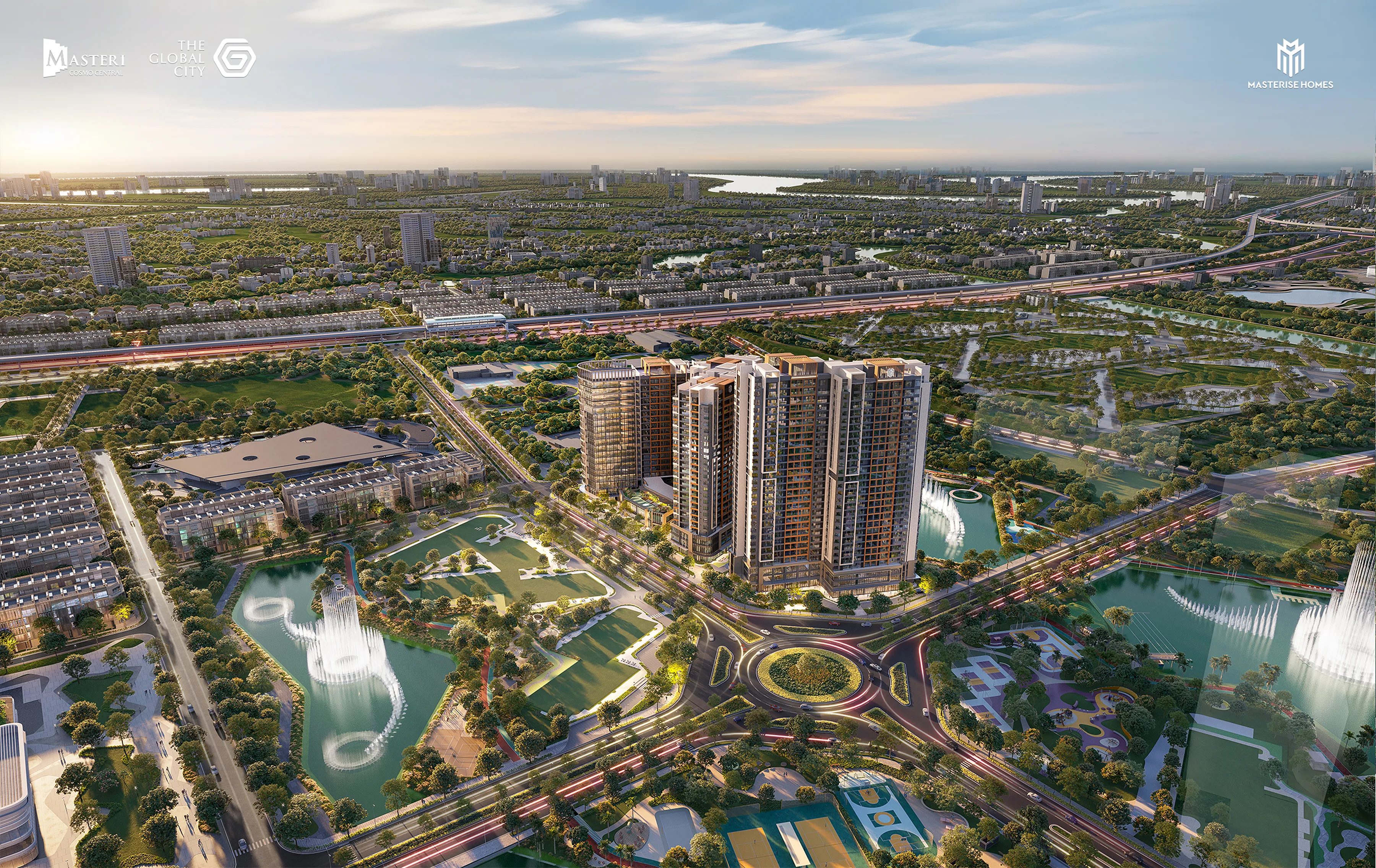 Căn hộ 3PN tại Masteri Cosmo Central - Nexus được quy hoạch theo mô hình đô thị hiện đại. Mua bán căn hộ tại Masteri Cosmo Central, Khu đô thị The Global City, đường Đỗ Xuân Hợp, Bình Trưng, Hồ Chí Minh được đăng bởi VPI Official.Hình 4