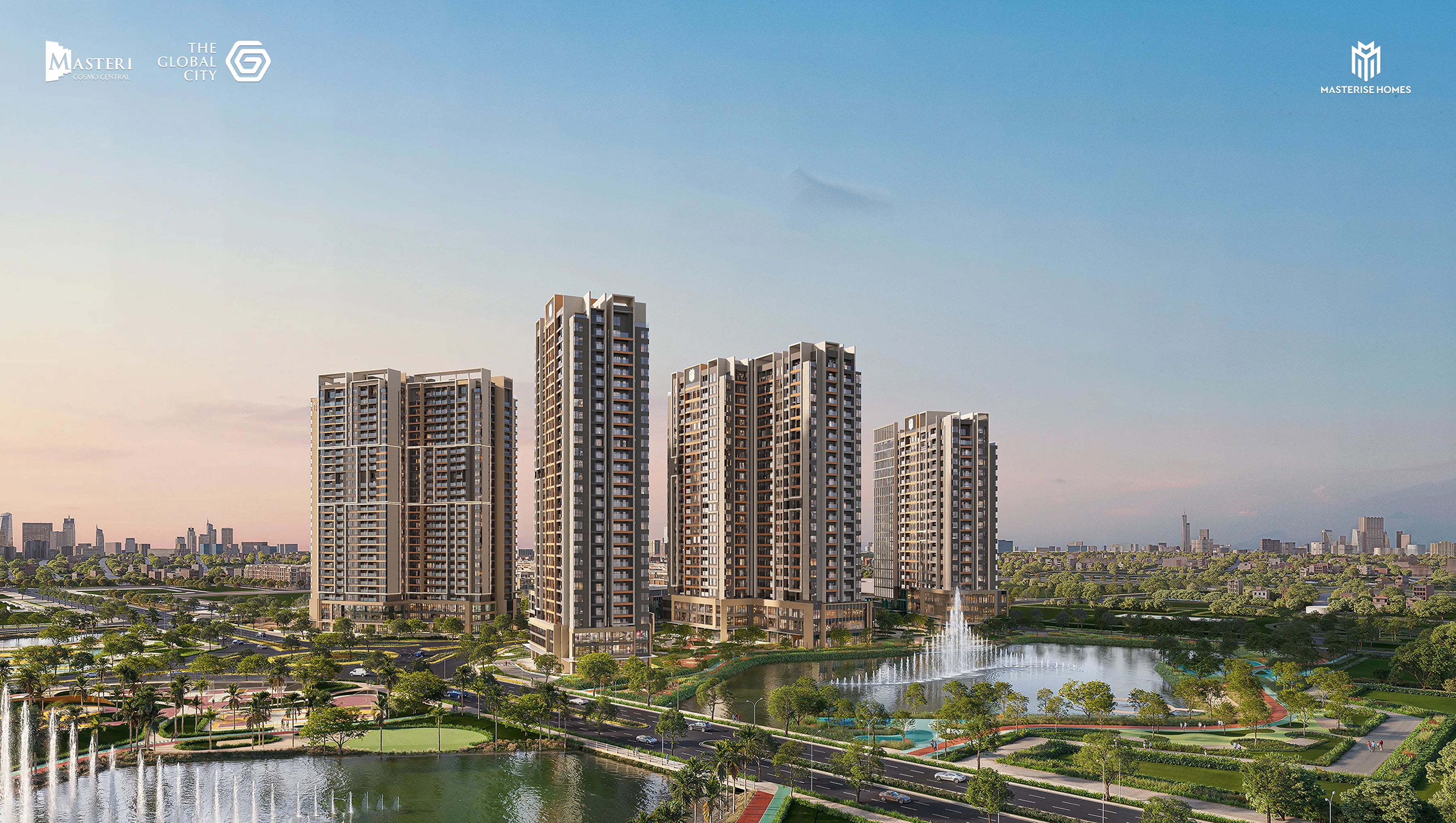 Căn 2PN Masteri Cosmo Central - Nexus vị trí tốt, kết nối đa chiều. Mua bán căn hộ tại Masteri Cosmo Central, Khu đô thị The Global City, đường Đỗ Xuân Hợp, Bình Trưng, Hồ Chí Minh được đăng bởi VPI Official.Hình 2