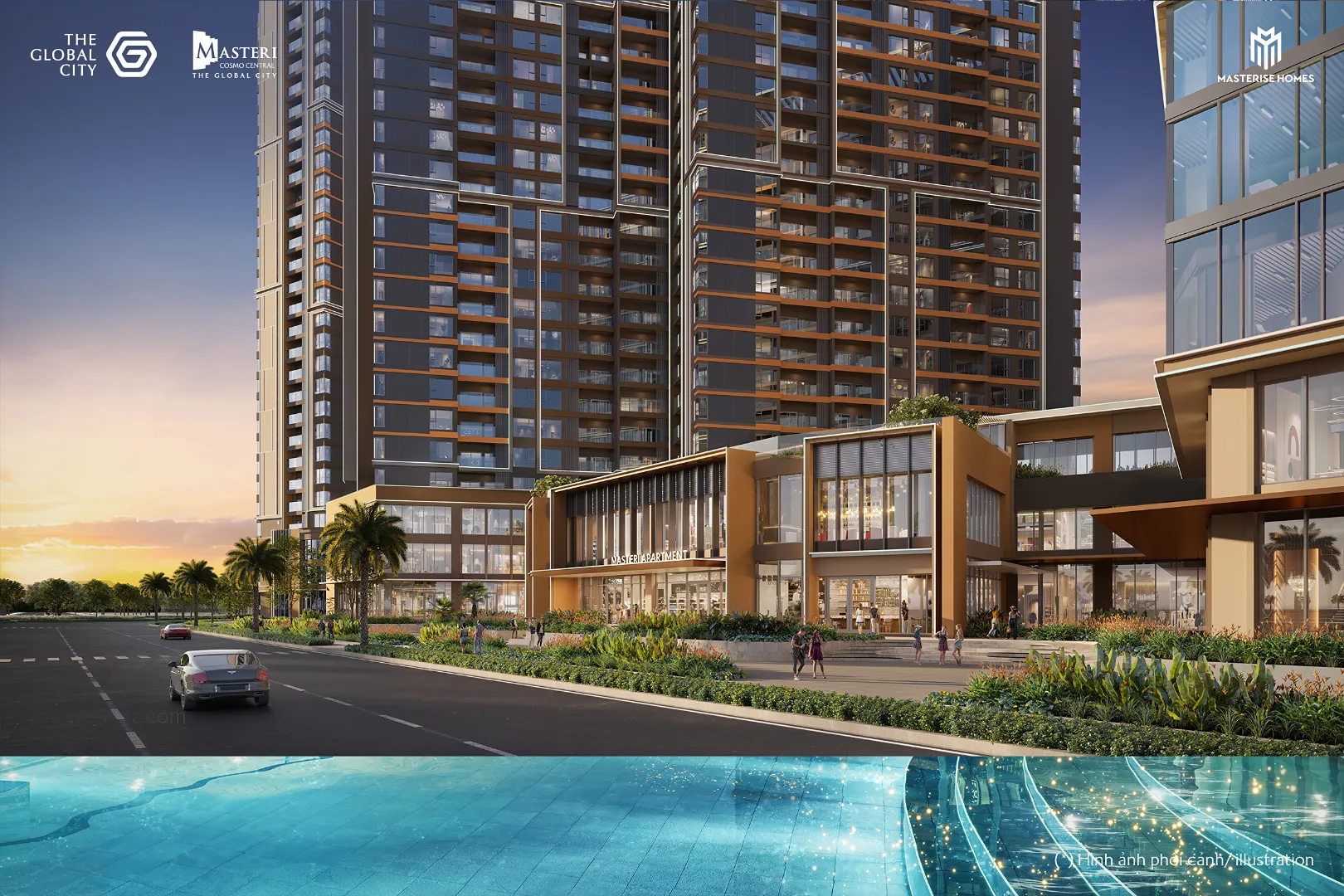 Căn Hộ 1PN+ Masteri Cosmo Central Kết Nối Nhanh Chóng Đến Các Trục Giao Thông Huyết Mạch. Mua bán căn hộ tại Khu đô thị The Global City, đường Đỗ Xuân Hợp, Bình Trưng, Hồ Chí Minh được đăng bởi VPI Official.Hình 6