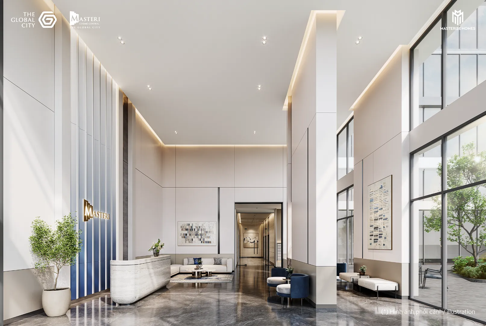 Căn Hộ 2 Phòng Ngủ Masteri Cosmo Central Hệ Tiện Ích "Downtown Resort Living". Mua bán căn hộ tại Khu đô thị The Global City, đường Đỗ Xuân Hợp, Bình Trưng, Hồ Chí Minh được đăng bởi VPI Official.Hình 4