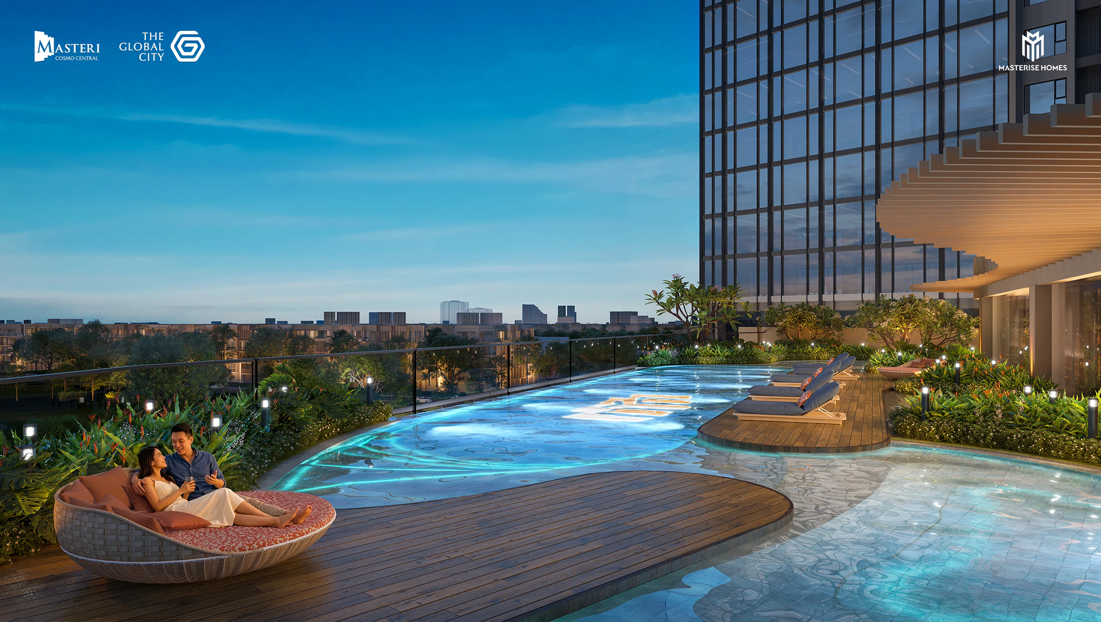 Căn hộ 2 phòng ngủ thuộc dự án Masteri Cosmo Central - Nexus không gian rộng rãi, thoáng mát. Mua bán căn hộ tại Masteri Cosmo Central, Khu đô thị The Global City, đường Đỗ Xuân Hợp, Bình Trưng, Hồ Chí Minh được đăng bởi VPI Official.Hình 4