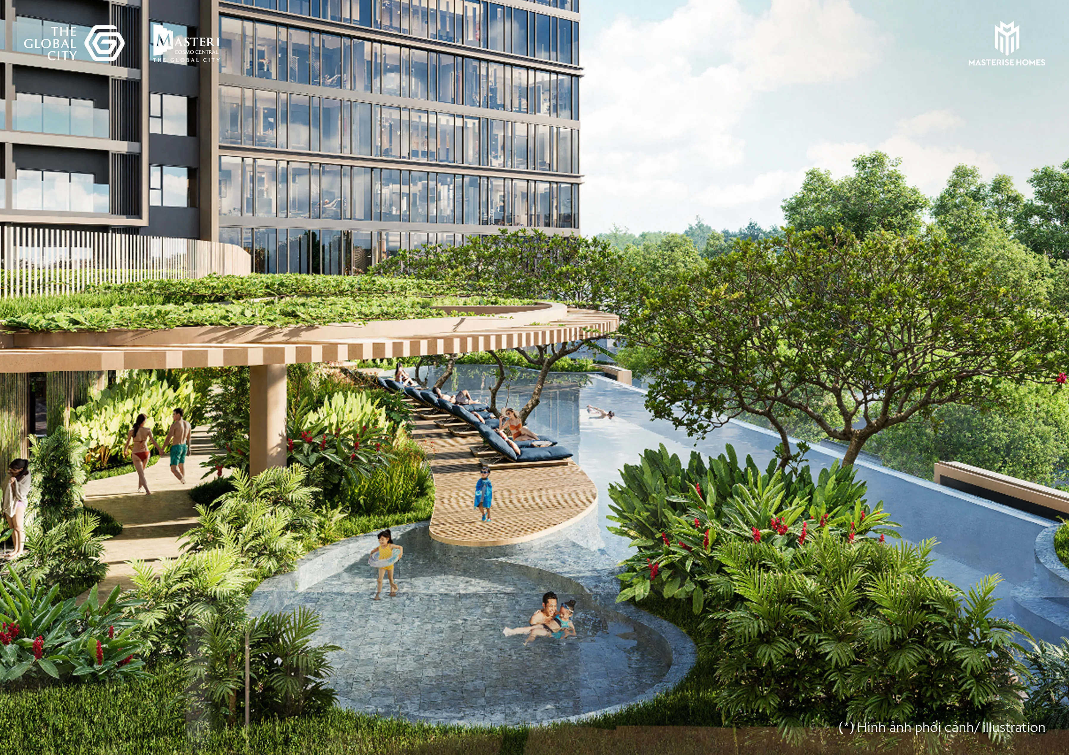 Căn hộ 2 phòng ngủ thuộc dự án Masteri Cosmo Central - Nexus không gian rộng rãi, thoáng mát. Mua bán căn hộ tại Masteri Cosmo Central, Khu đô thị The Global City, đường Đỗ Xuân Hợp, Bình Trưng, Hồ Chí Minh được đăng bởi VPI Official.Hình 5