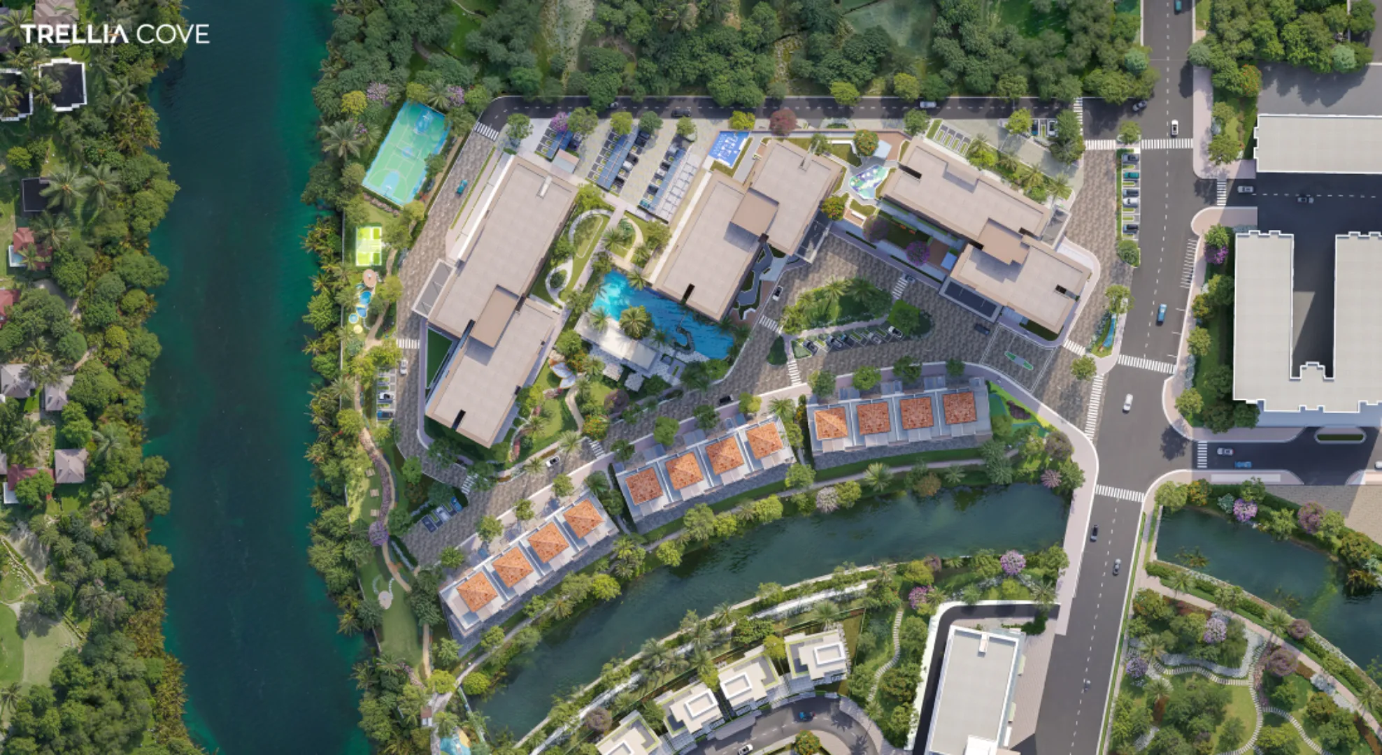 Căn Hộ 2PN Ở Trellia Cove Phân Khu Compound Cao Tầng Biệt Lập. Mua bán căn hộ tại Trellia Cove, đường Nguyễn Văn Linh, Bình Chánh, Hồ Chí Minh được đăng bởi VPI Official.Hình 5