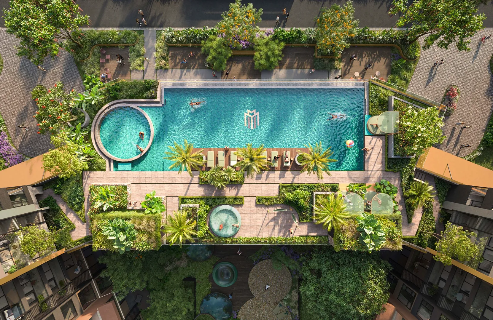 Căn Hộ 2PN B2-XX-03 Tại Masteri Park Place Có View Hướng Về Bể Bơi Và Nội Khu. Mua bán căn hộ tại Masteri Park Place, Khu đô thị The Global City, đường Đỗ Xuân Hợp, Bình Trưng, Hồ Chí Minh được đăng bởi VPI Official.Hình 1