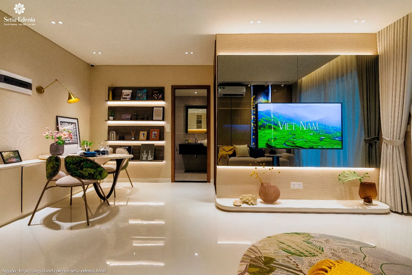 Căn hộ 3PN Setia Edenia ngay Eco Xuân - điểm dừng chân lý tưởng ngay trong khu đô thị. Mua bán căn hộ tại Setia Edenia, Quốc lộ 13, Lái Thiêu, Hồ Chí Minh được đăng bởi VPI Official.Hình 5