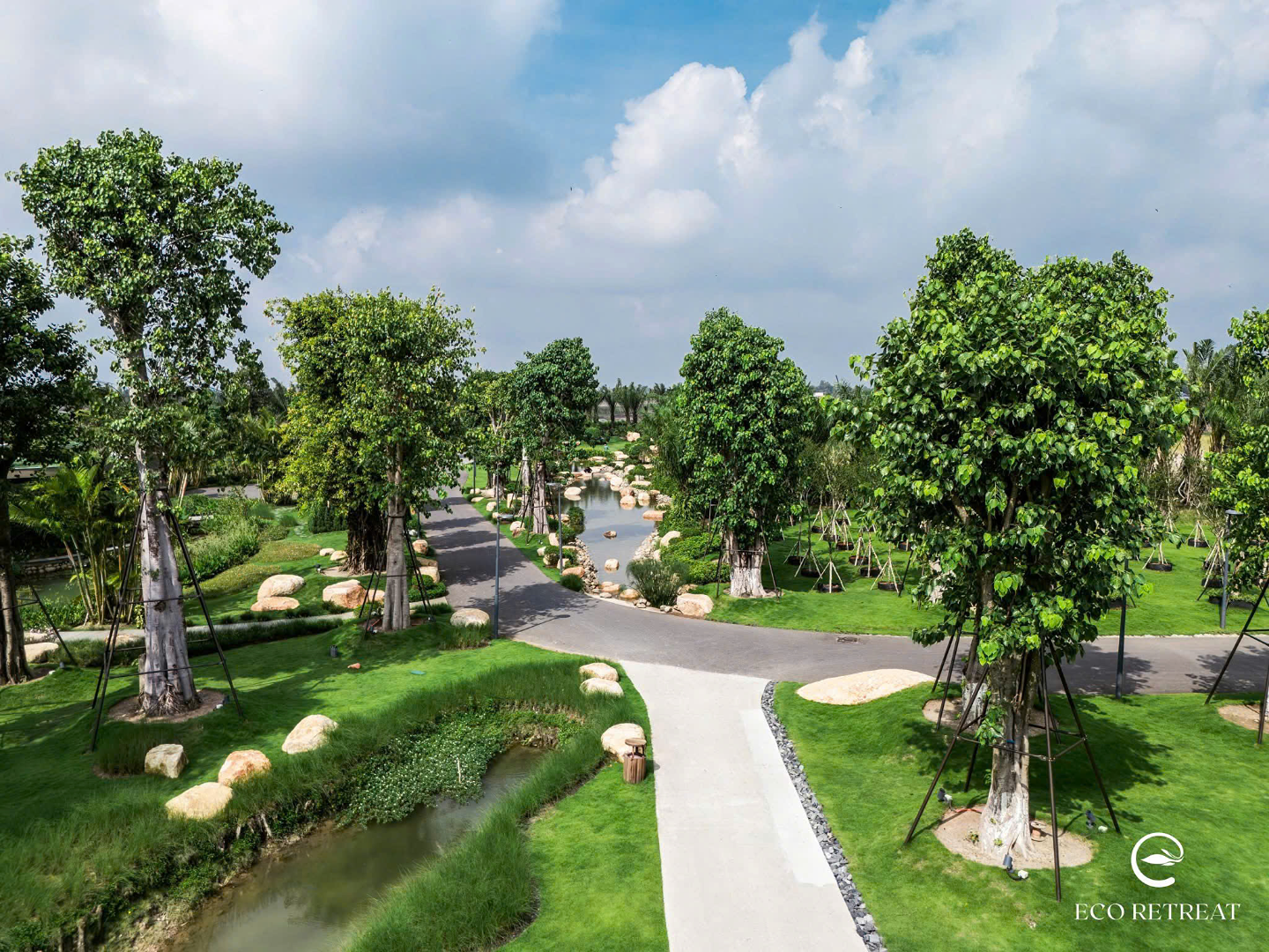 Biệt thự song lập rừng Eco Retreat View Hồ Thiên Nga 11ha. Mua bán biệt thự tại Eco Retreat, Nguyễn Hữu Trí, Bến Lức, Tây Ninh được đăng bởi VPI Official.Hình 7
