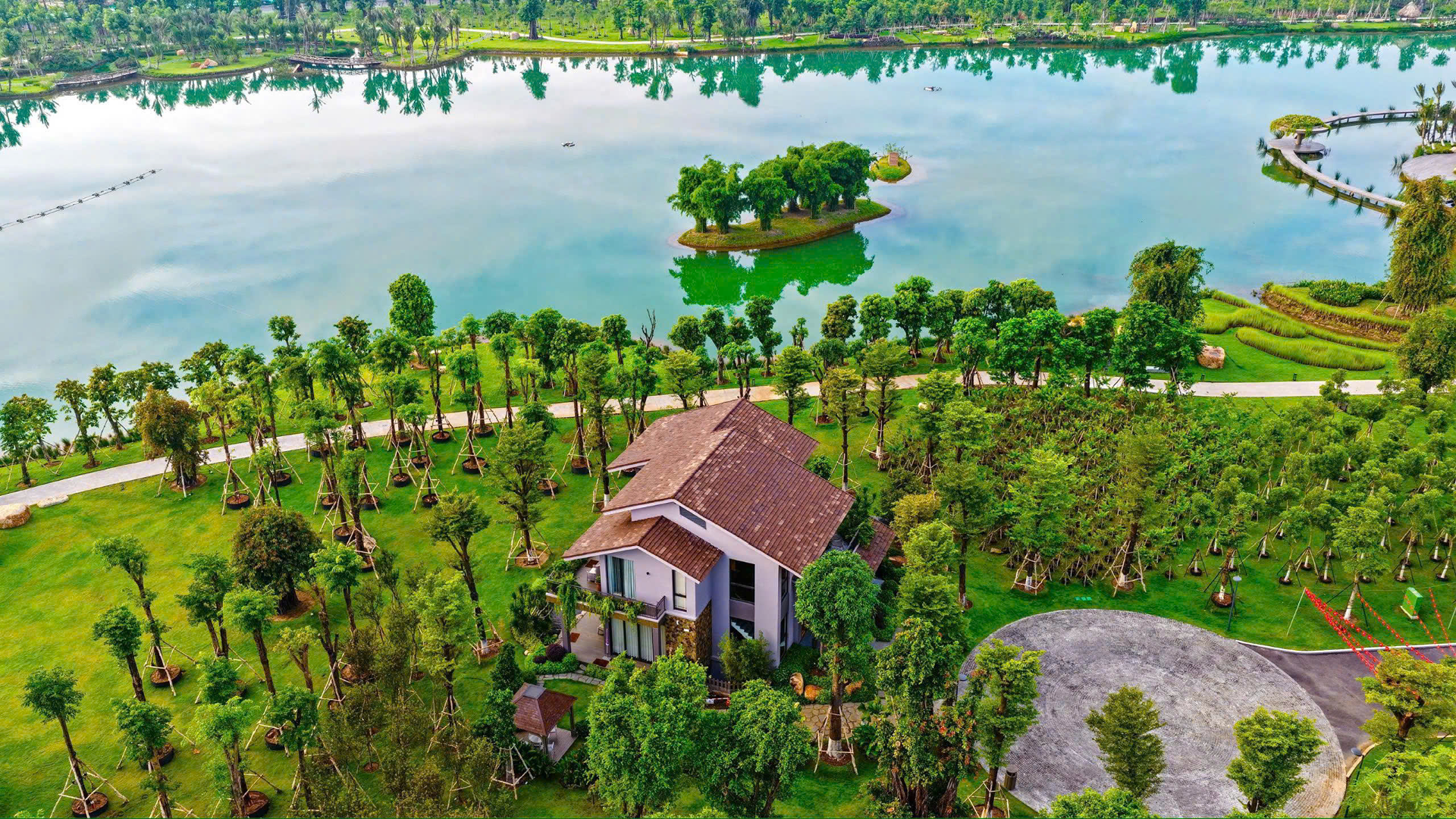 Bán biệt thự Eco Retreat – khu đô thị 220ha, phong cách sinh thái. Mua bán biệt thự tại Eco Retreat, Nguyễn Hữu Trí, Bến Lức, Tây Ninh được đăng bởi VPI Official.Hình 12
