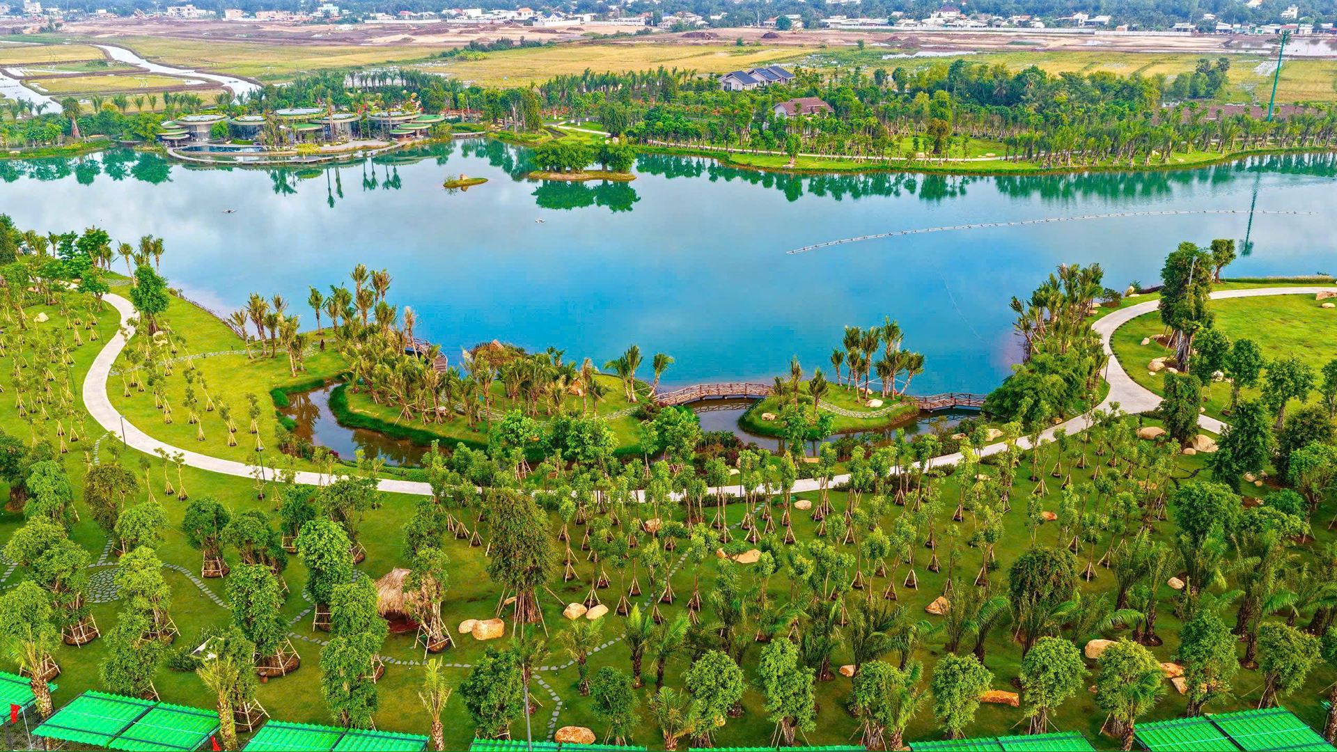 Eco Retreat – biệt thự ven sông, môi trường sống đẳng cấp View Hồ Thiên Nga. Mua bán biệt thự tại Eco Retreat, Nguyễn Hữu Trí, Bến Lức, Tây Ninh được đăng bởi VPI Official.Hình 12