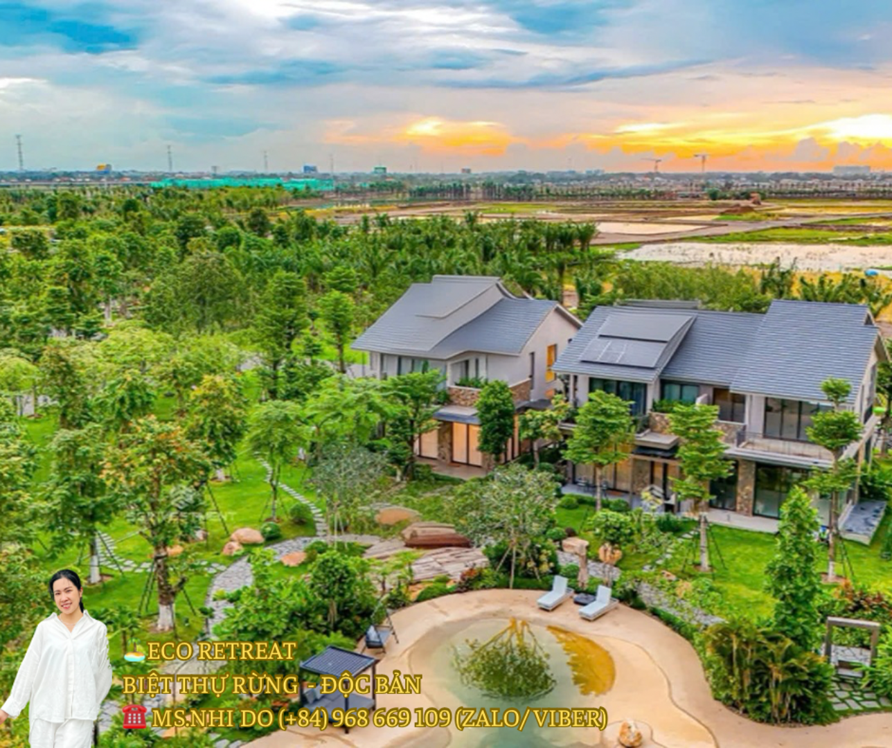 Phân khu Biệt thự Rừng đẹp nhất Eco Retreat - chạy nước rút nhận booking. Mua bán biệt thự tại Eco Retreat, Bến Lức, Tây Ninh được đăng bởi Nhi Đỗ.Hình 2